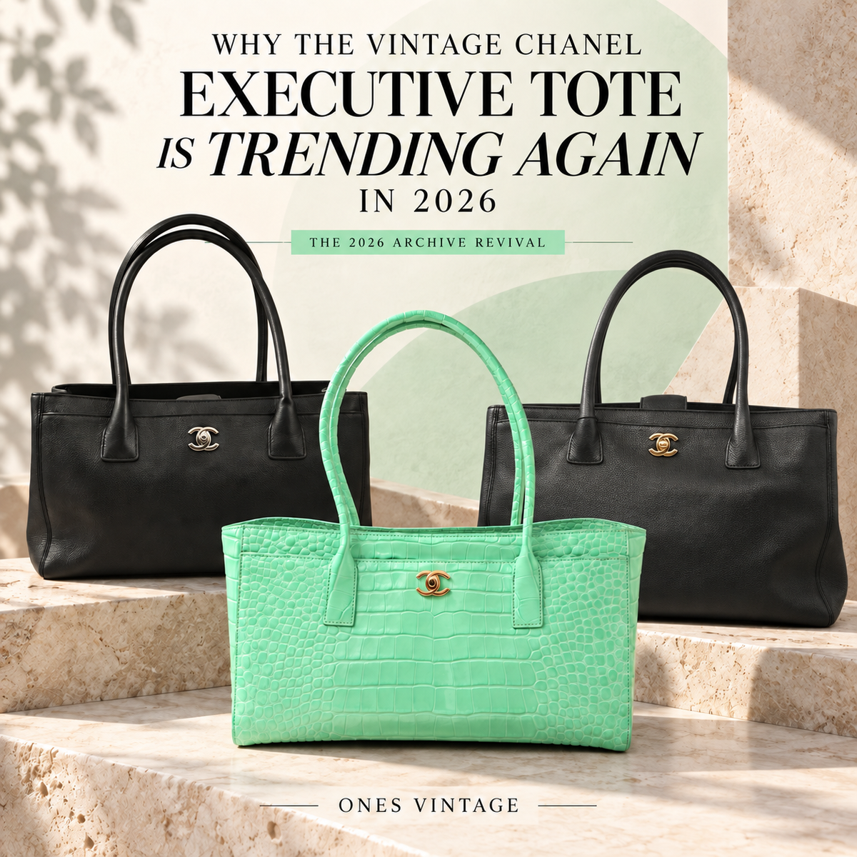 Why the Chanel Executive Cerf Tote
Is Trending Again in 2026