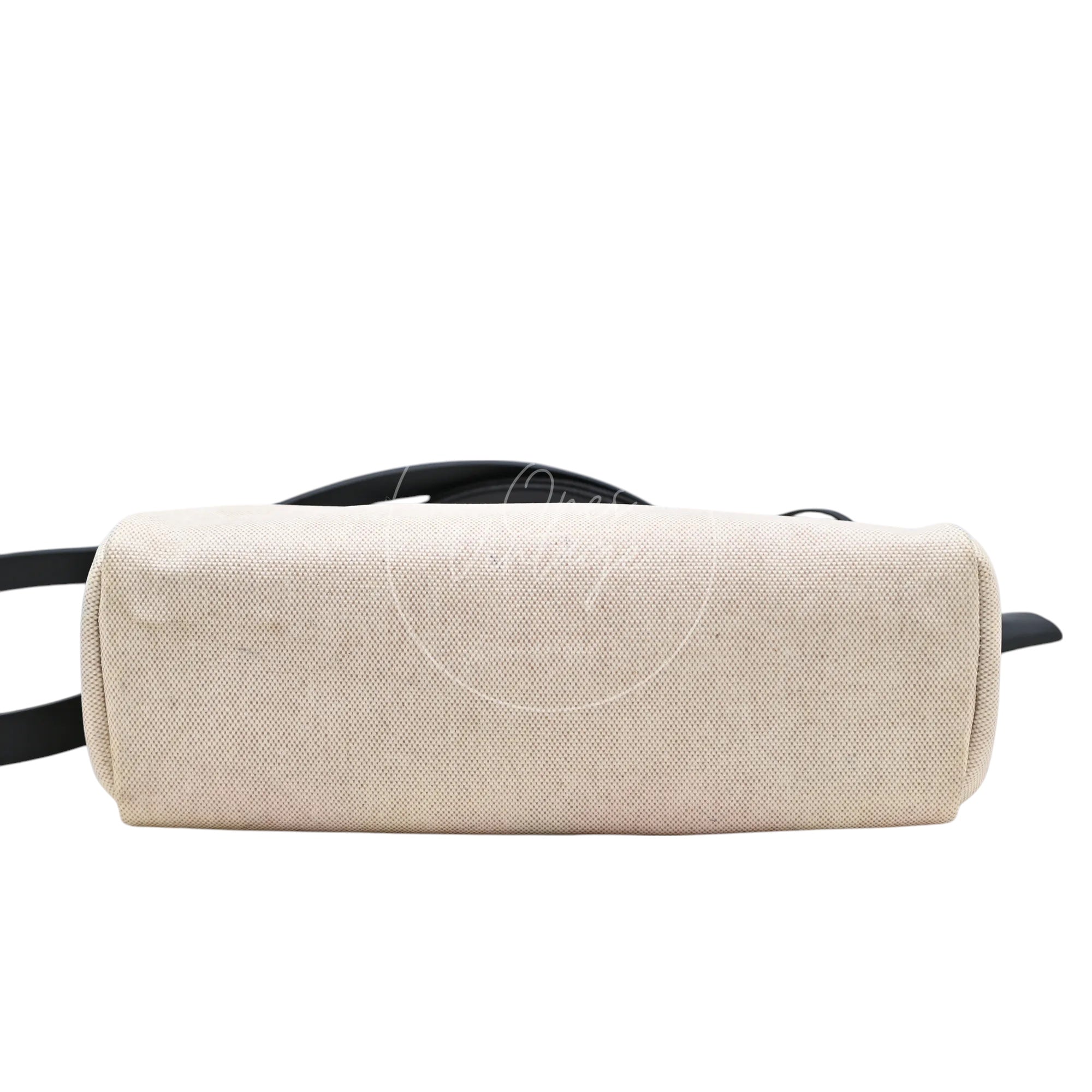 Hermes Herbag 31 Swift Beige Toile H PHW Black Square G