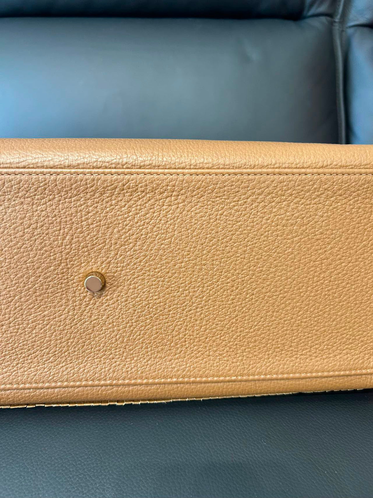 Hermes Kelly shoulder fringe Milk Tea