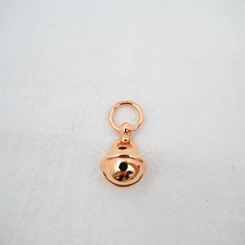 Hermès Charms Grelot Twilly Ring, pendant with bell-shaped charm and circular ring attachment detail