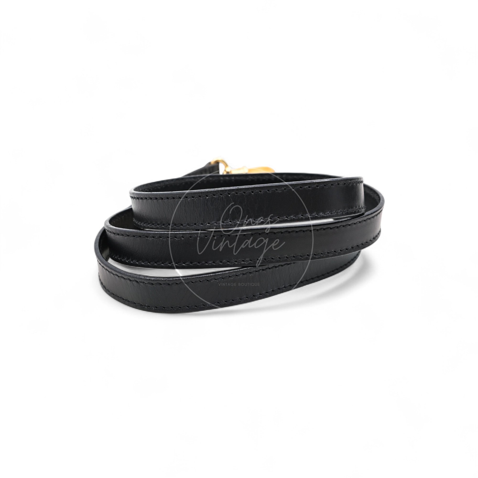 Celine Vintage Macadam Vanity Case GHW Black