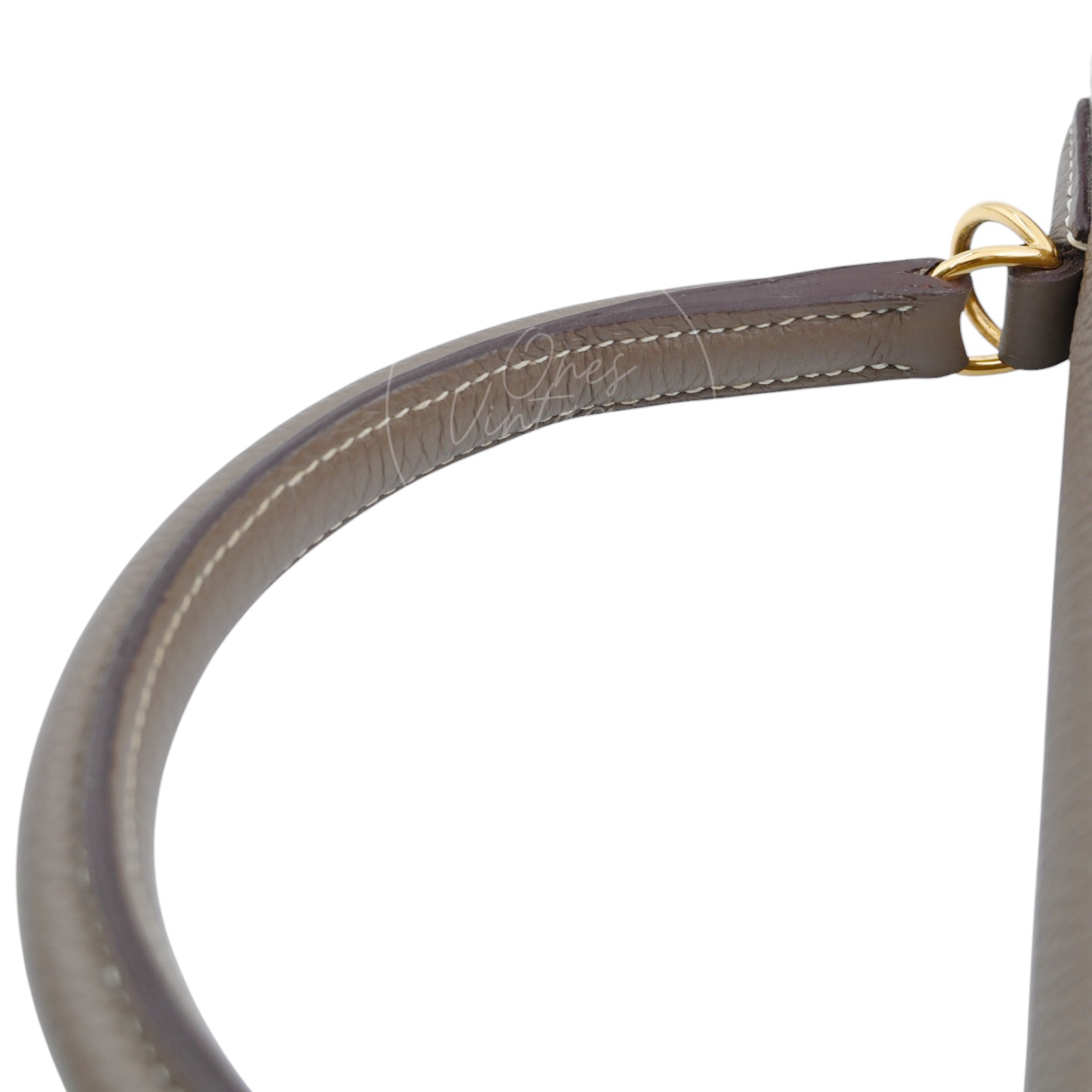 Hermes Kelly 28 Togo Etoupe GHW Stamp T