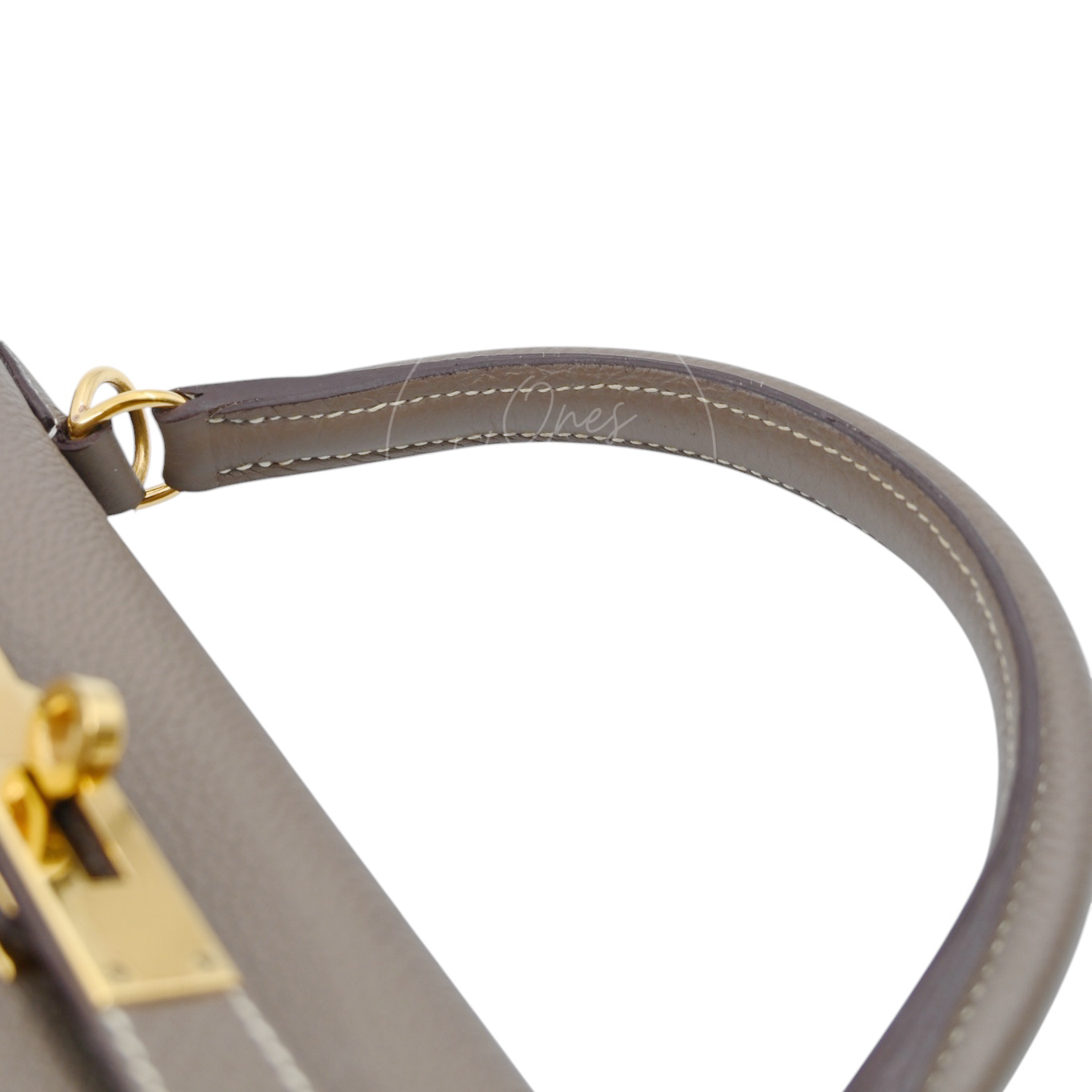 Hermes Kelly 28 Togo Etoupe GHW Stamp T