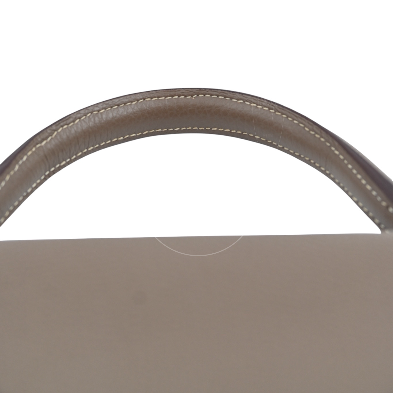Hermes Kelly 28 Togo Etoupe GHW Stamp T