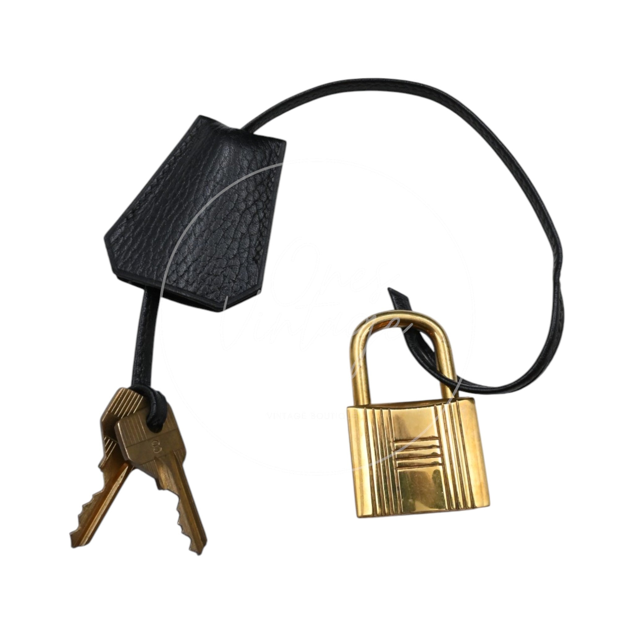 Hermes Birkin HAC 45 Ardennes Calfskin GHW Black Circle X