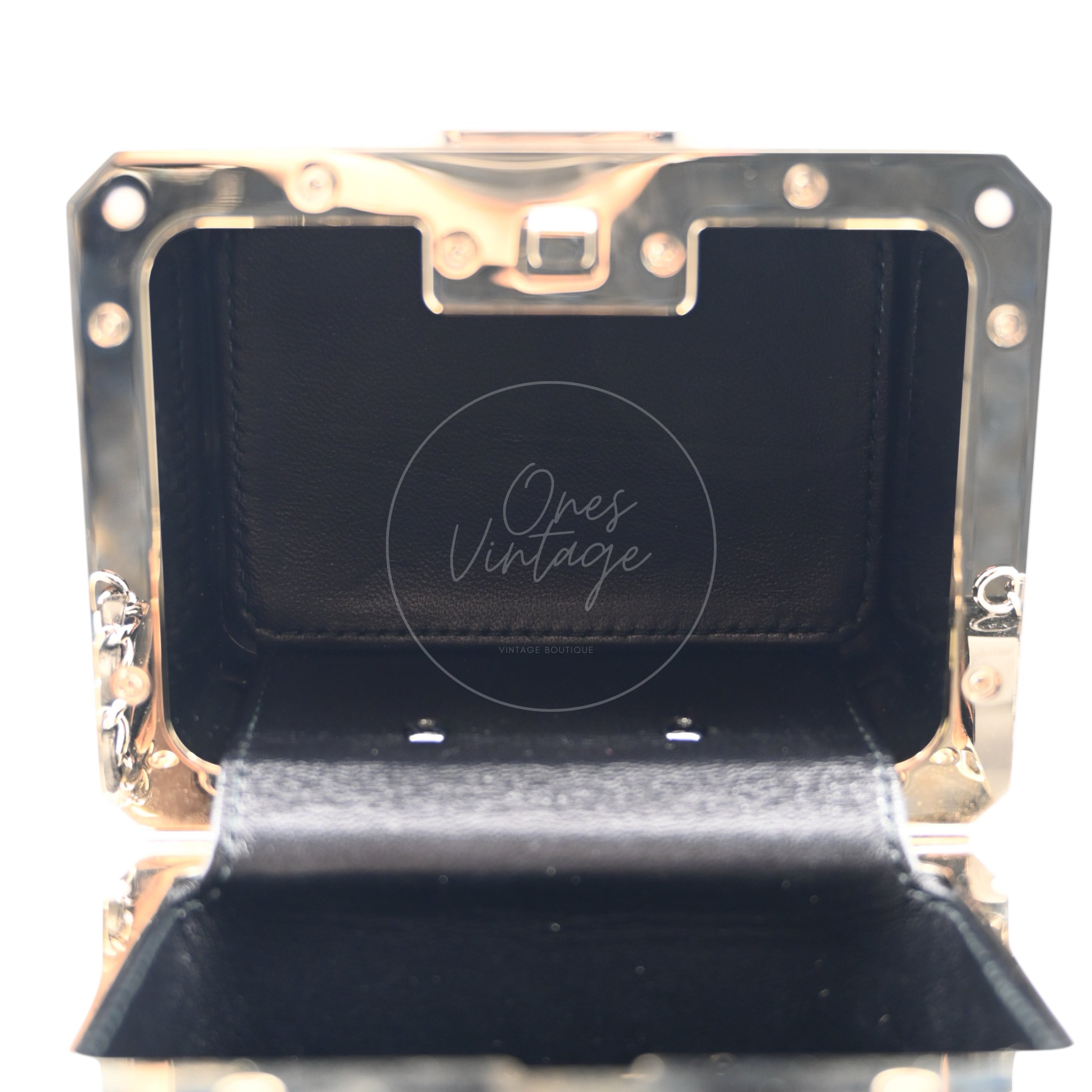 Chanel Plexiglass Robot Evening Bag PHW Multicolour Series 24