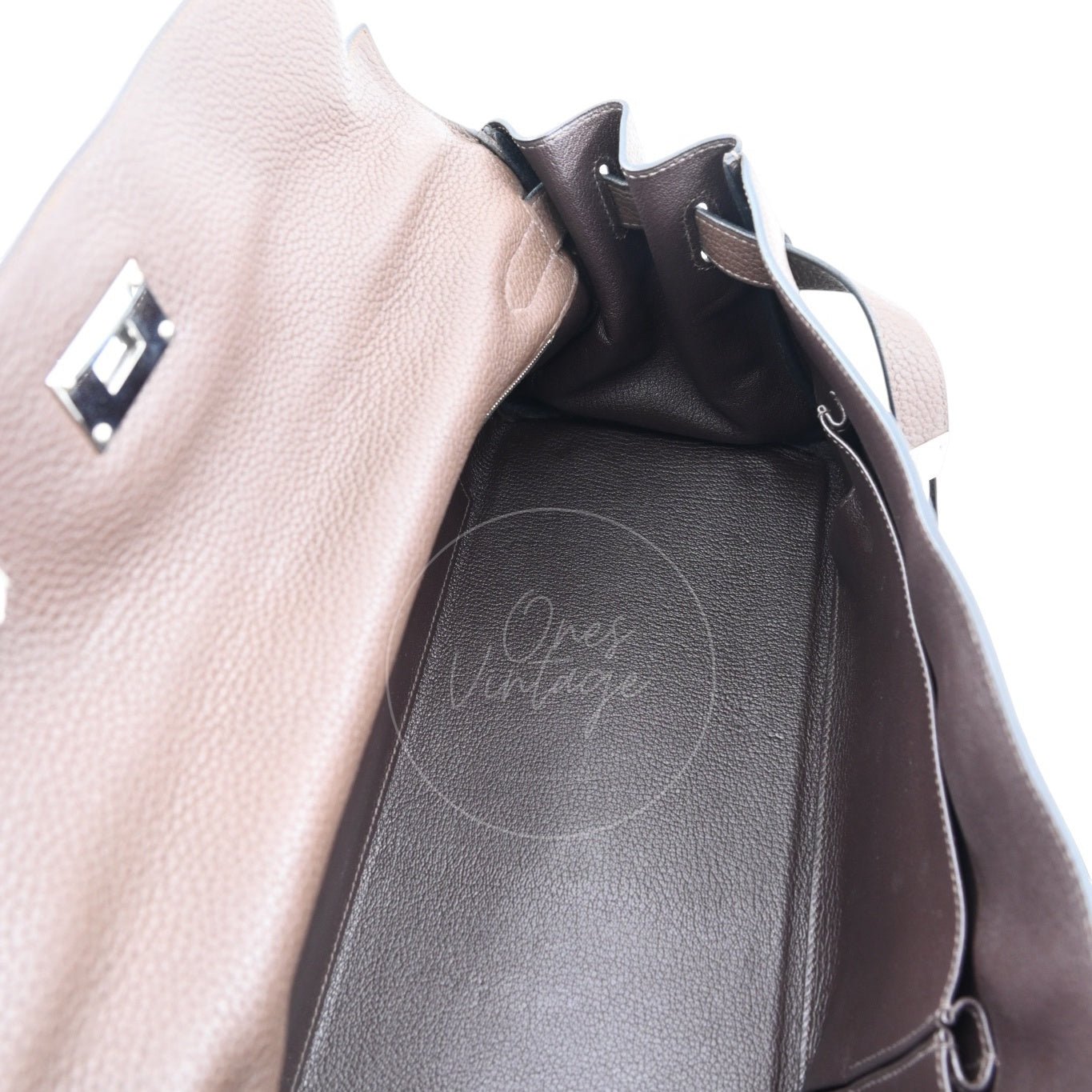 Hermes Kelly Shoulder PHW Etoupe Square M