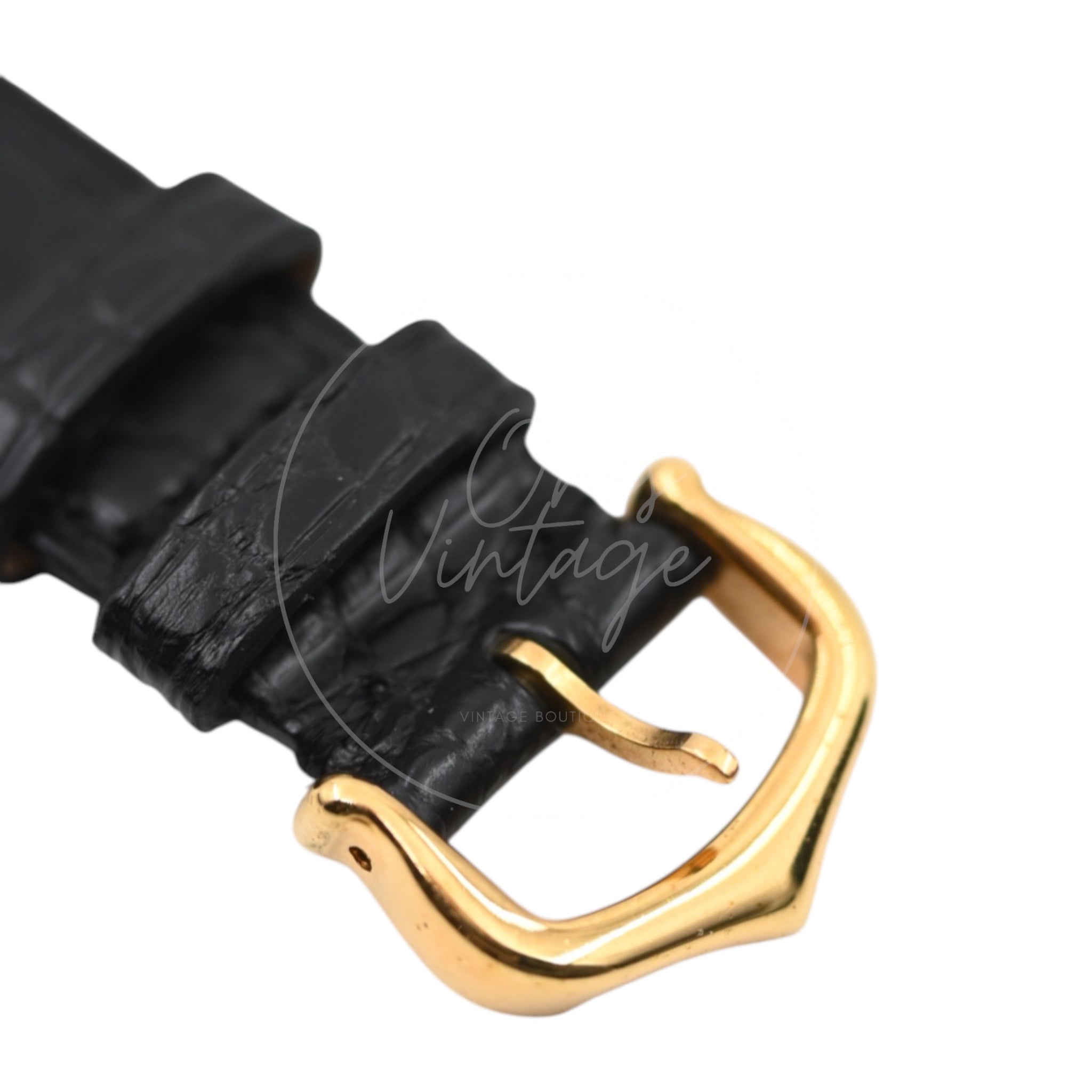 Cartier Tank Must De Vermeil Black Watch