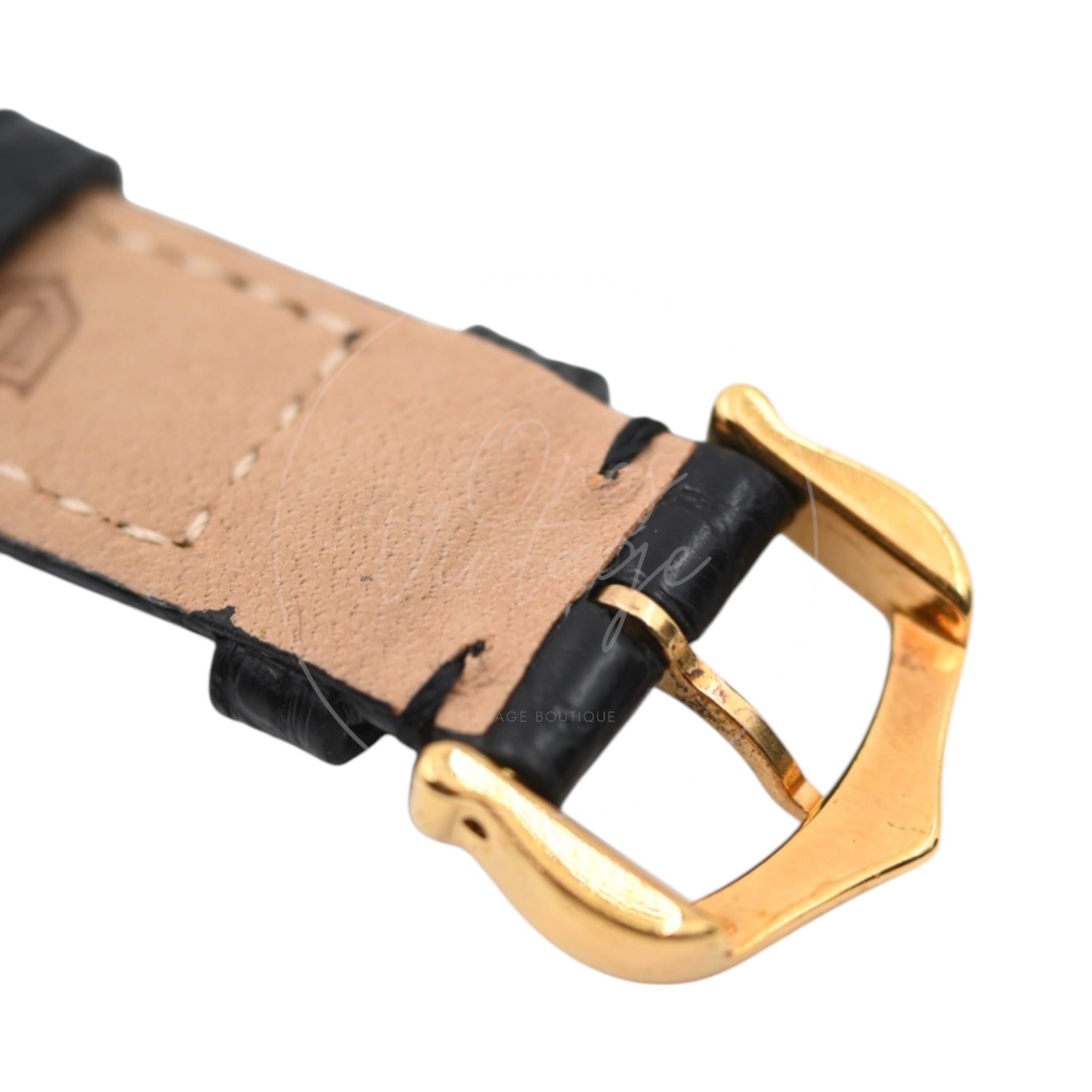 Cartier Tank Must De Vermeil Black Watch