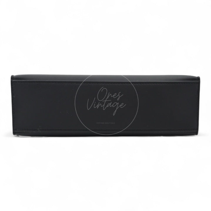 Hermes Kelly Pochette Black GHW Stamp K