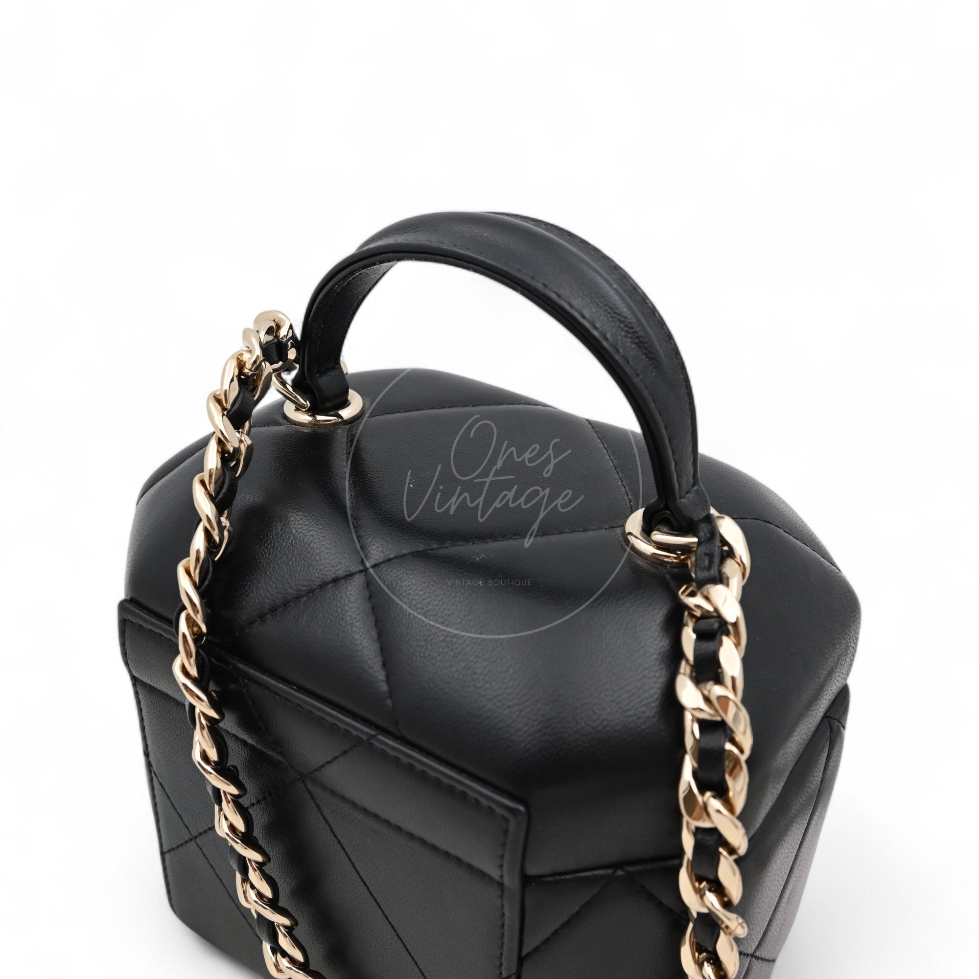 Chanel 2020s CC Vanity Handbag GHW Black