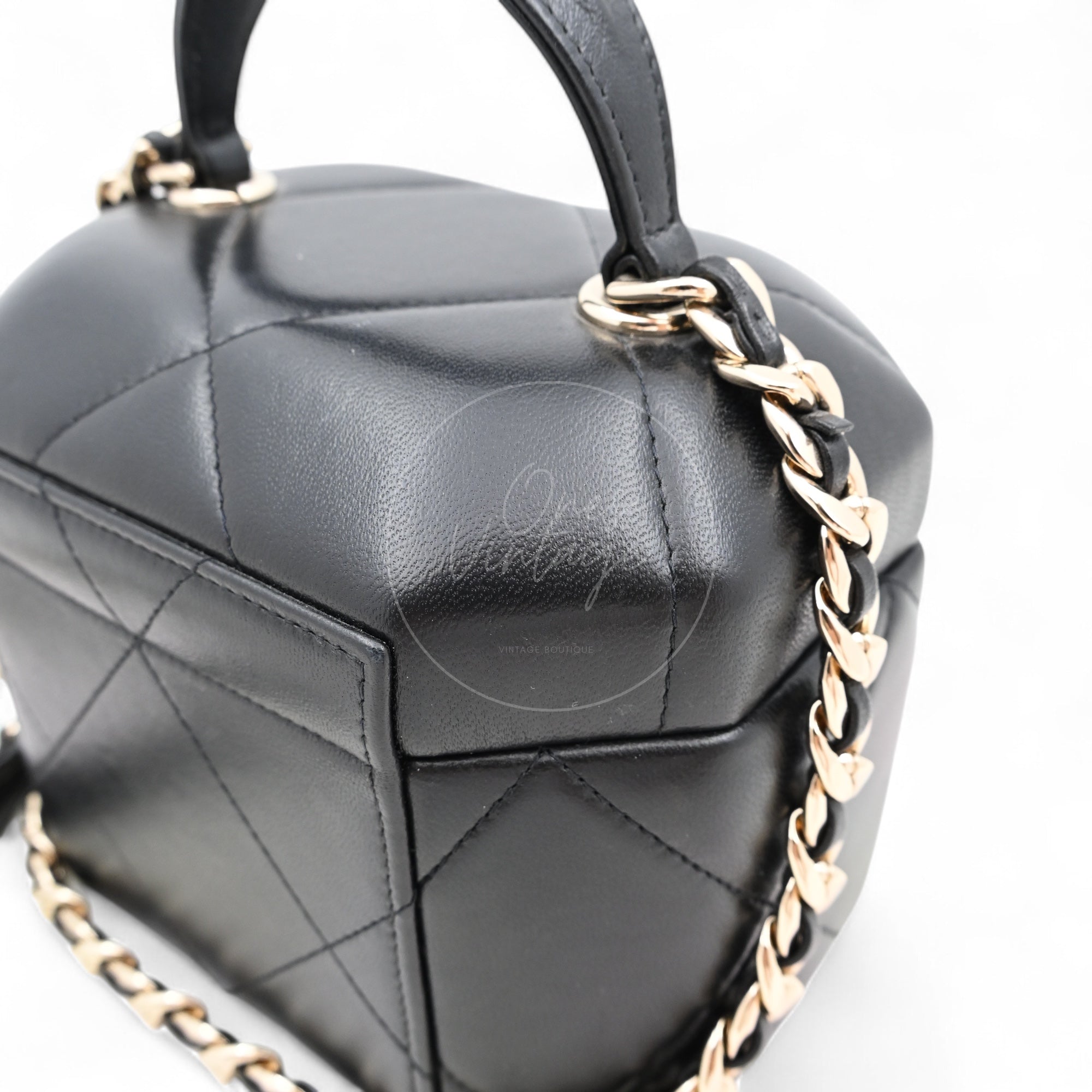 Chanel 2020s CC Vanity Handbag GHW Black