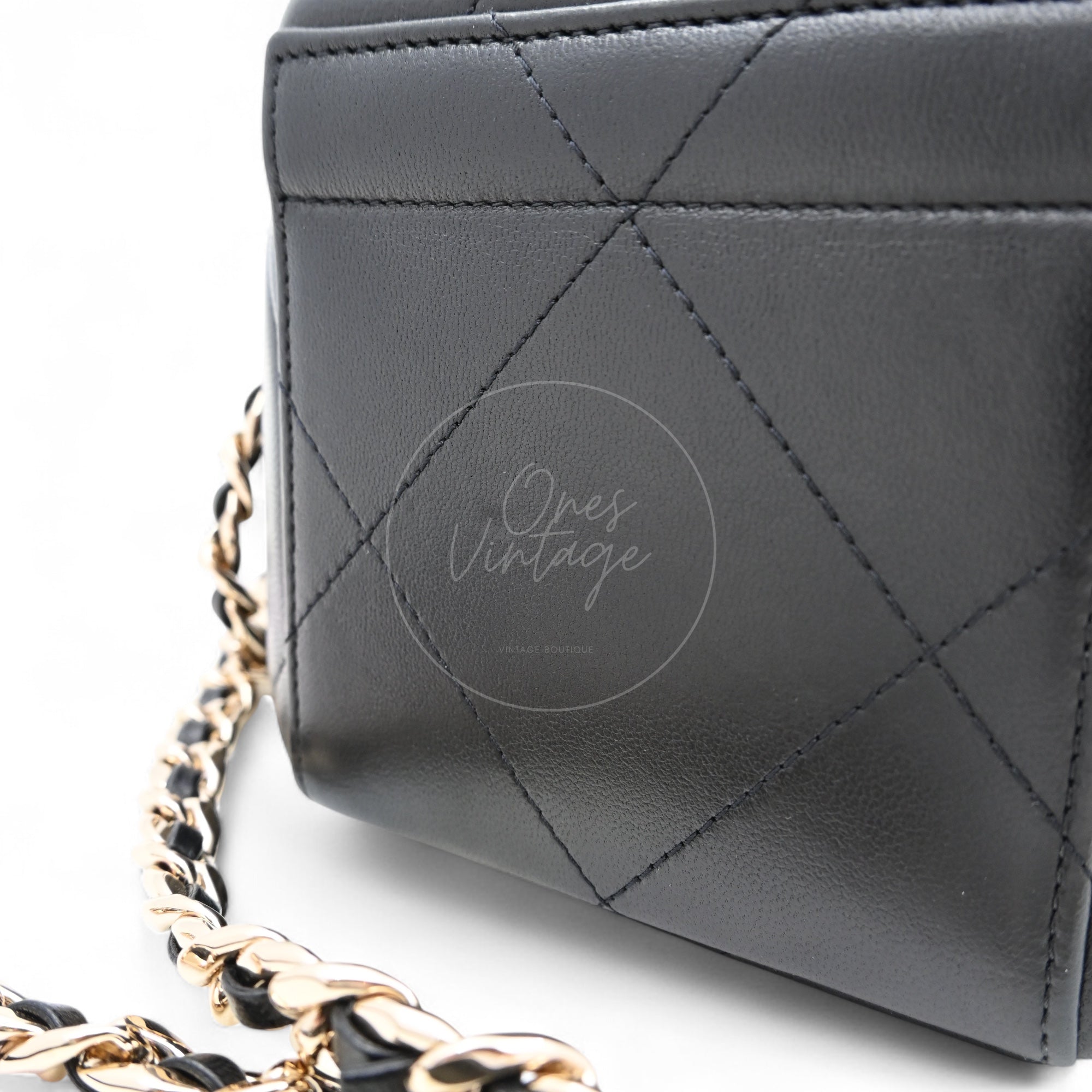 Chanel 2020s CC Vanity Handbag GHW Black