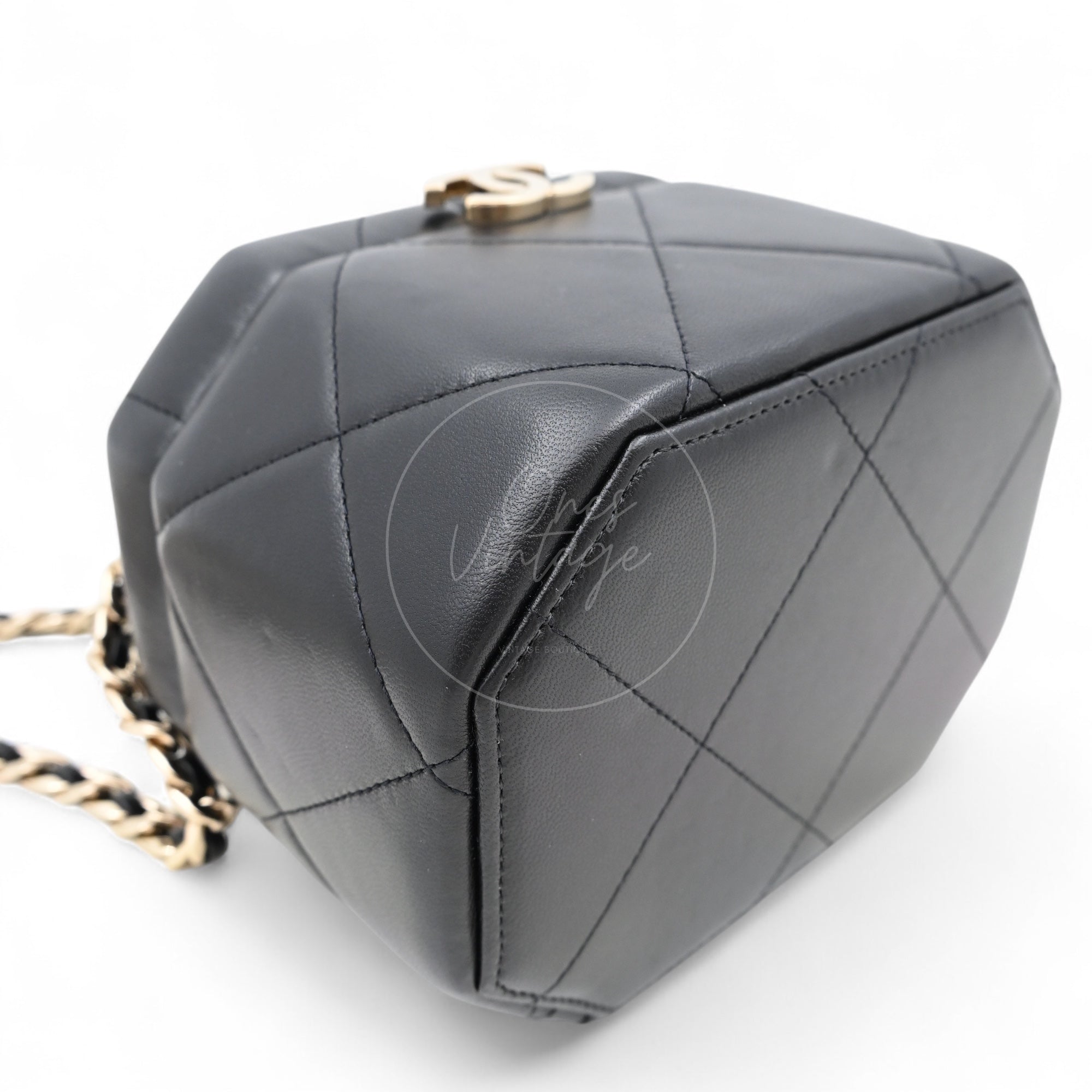 Chanel 2020s CC Vanity Handbag GHW Black