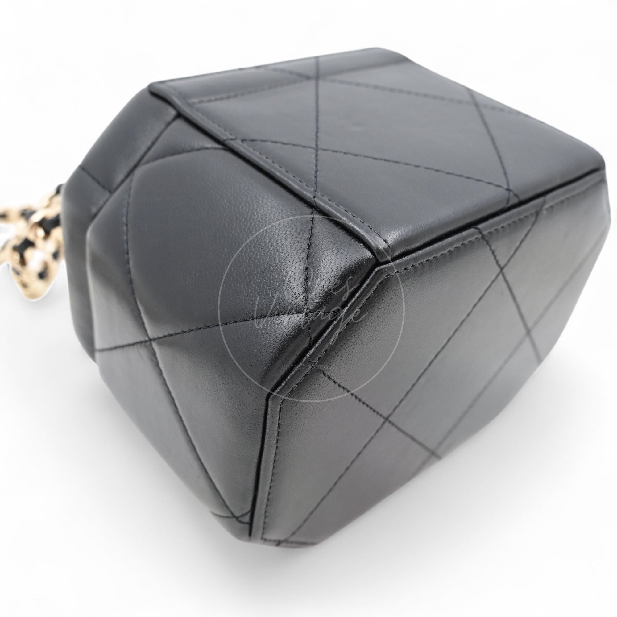 Chanel 2020s CC Vanity Handbag GHW Black