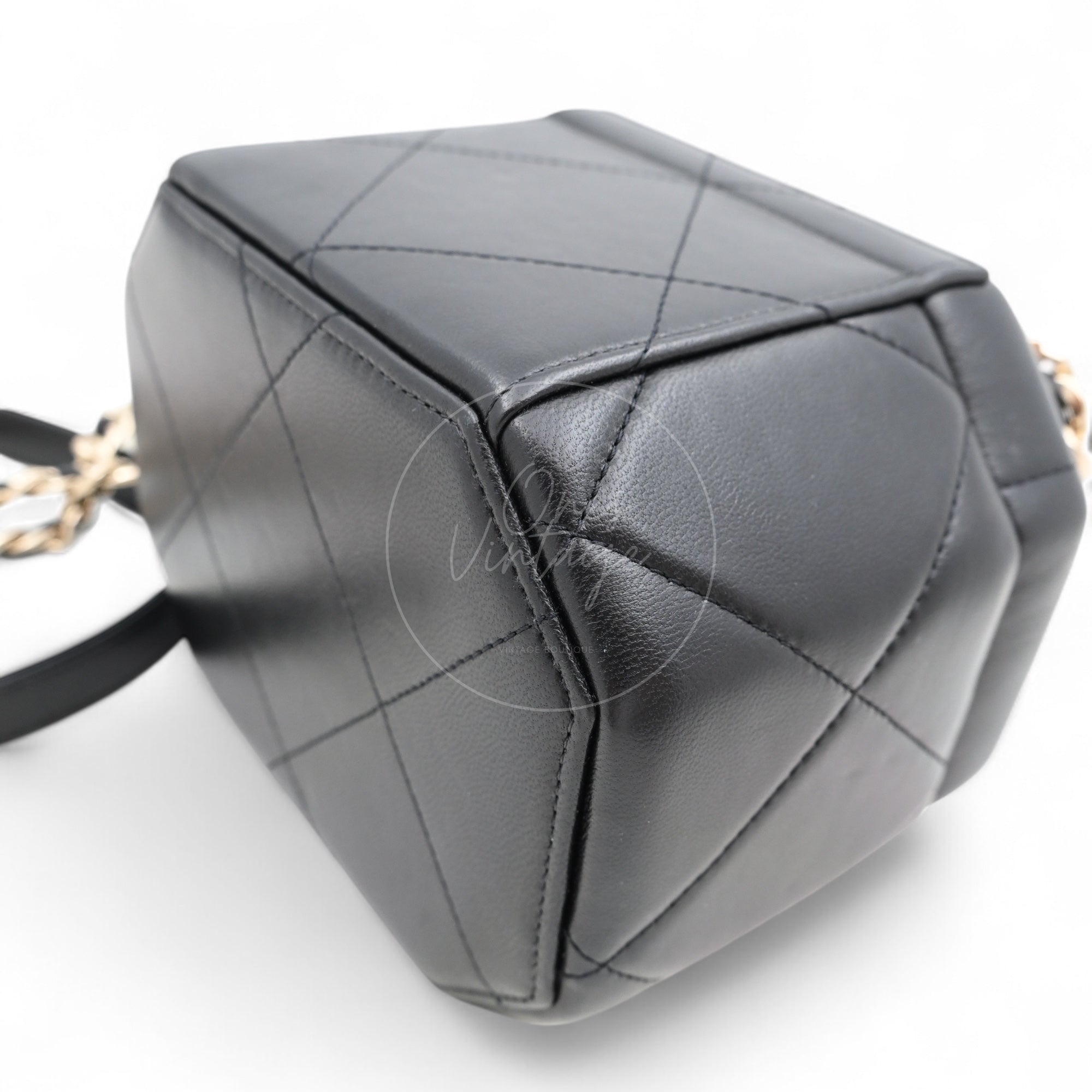 Chanel 2020s CC Vanity Handbag GHW Black