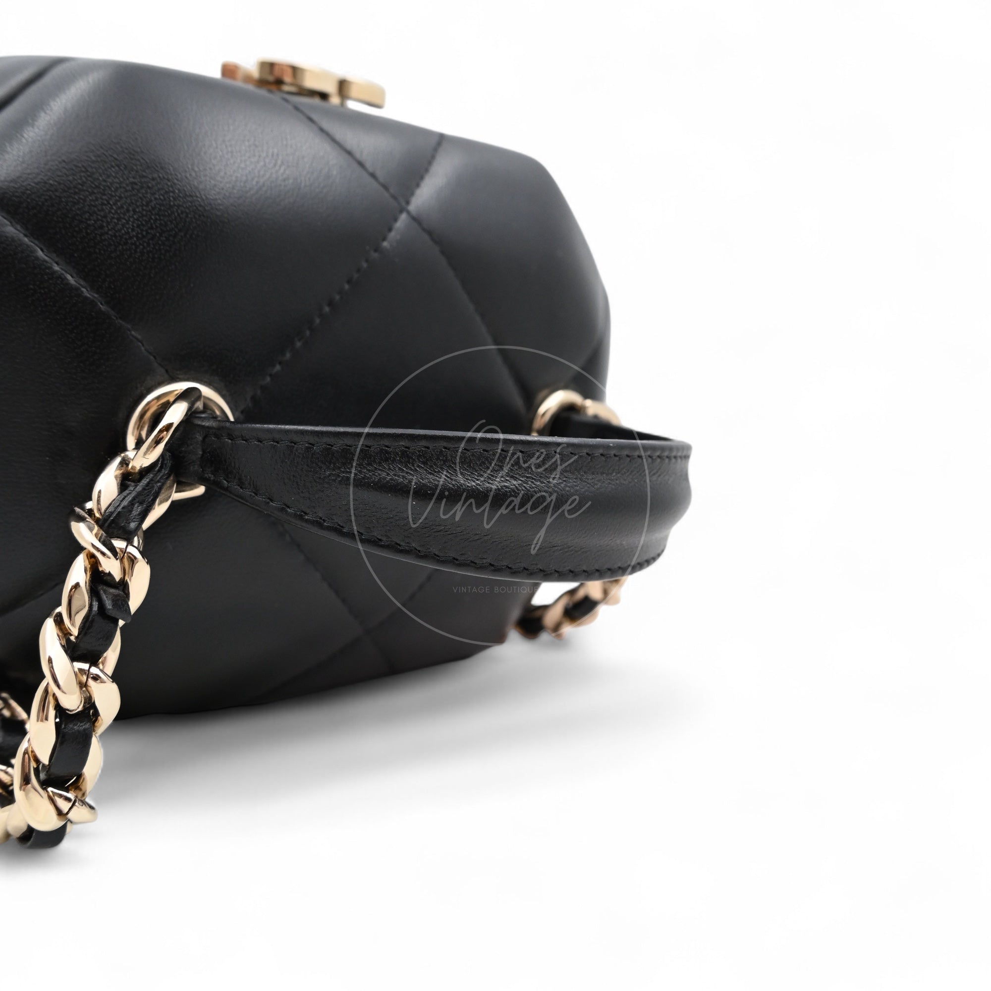 Chanel 2020s CC Vanity Handbag GHW Black