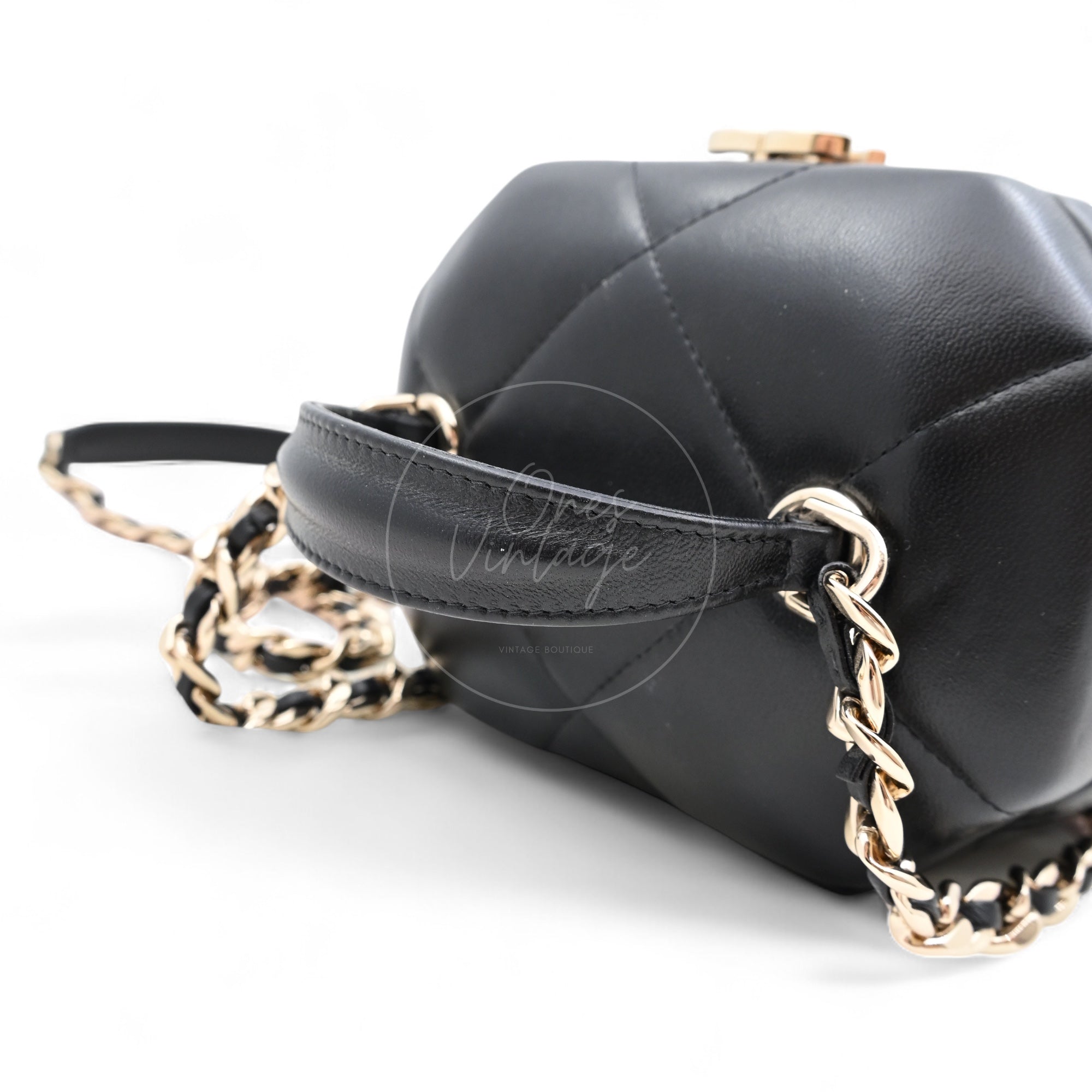 Chanel 2020s CC Vanity Handbag GHW Black
