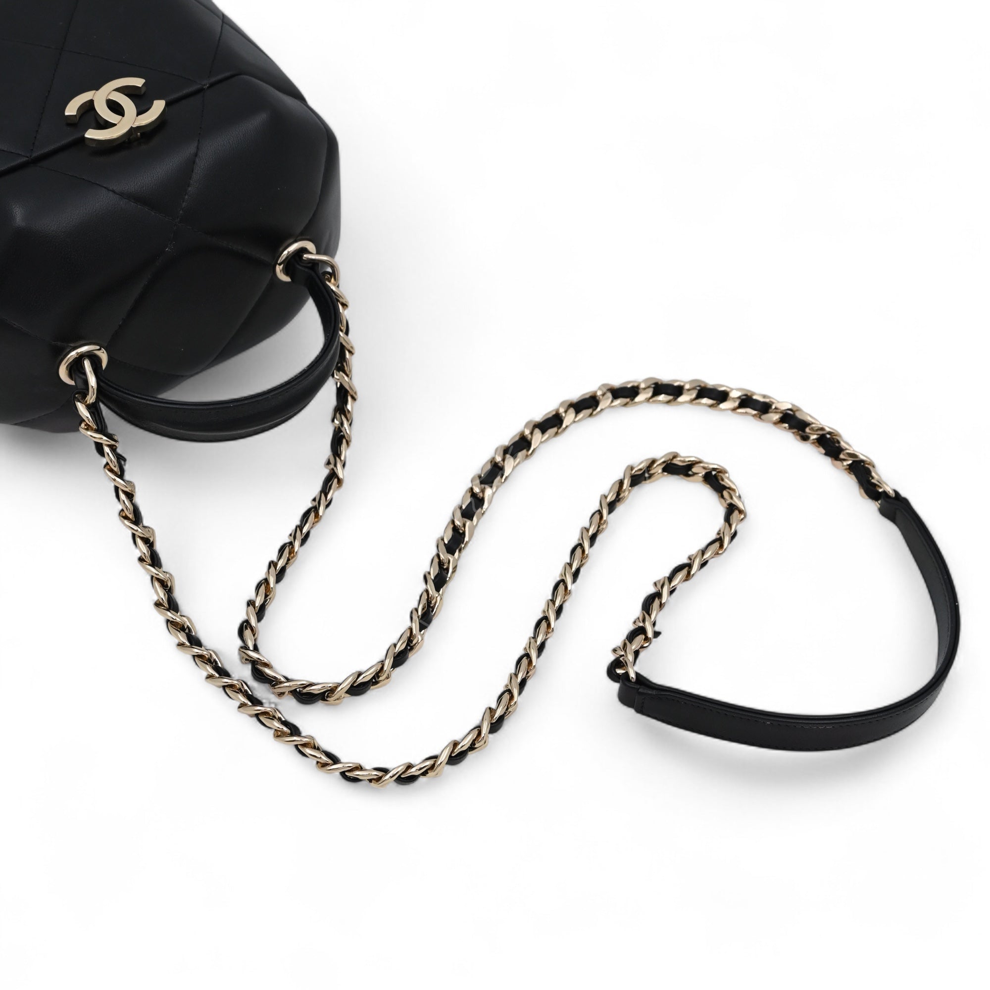 Chanel 2020s CC Vanity Handbag GHW Black