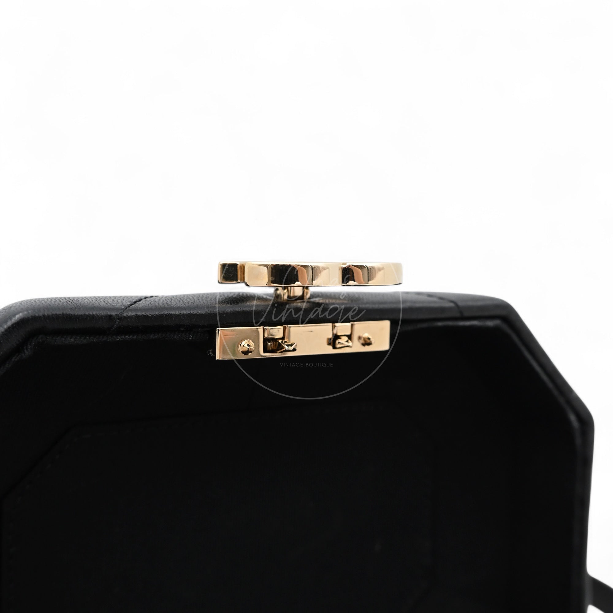 Chanel 2020s CC Vanity Handbag GHW Black