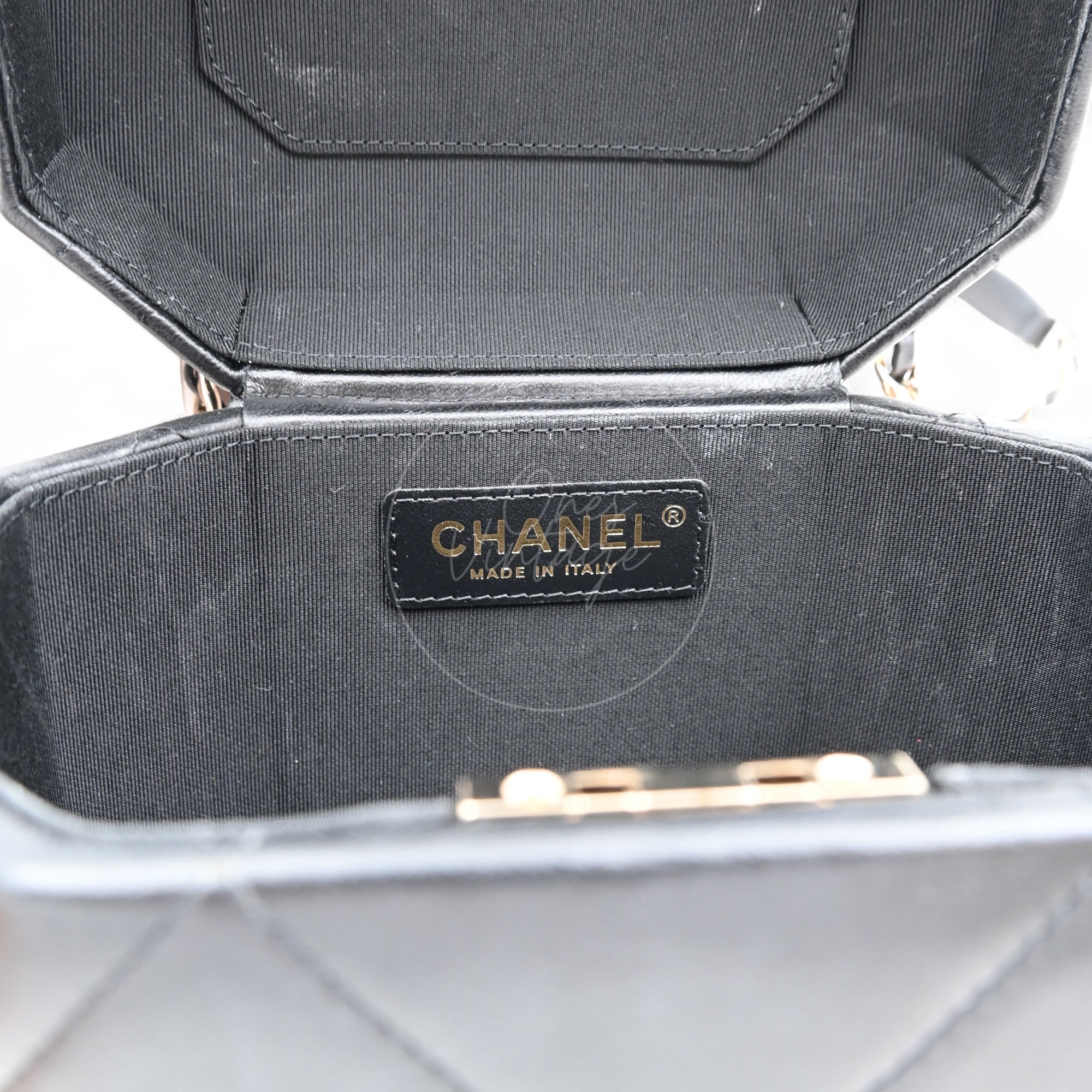 Chanel 2020s CC Vanity Handbag GHW Black