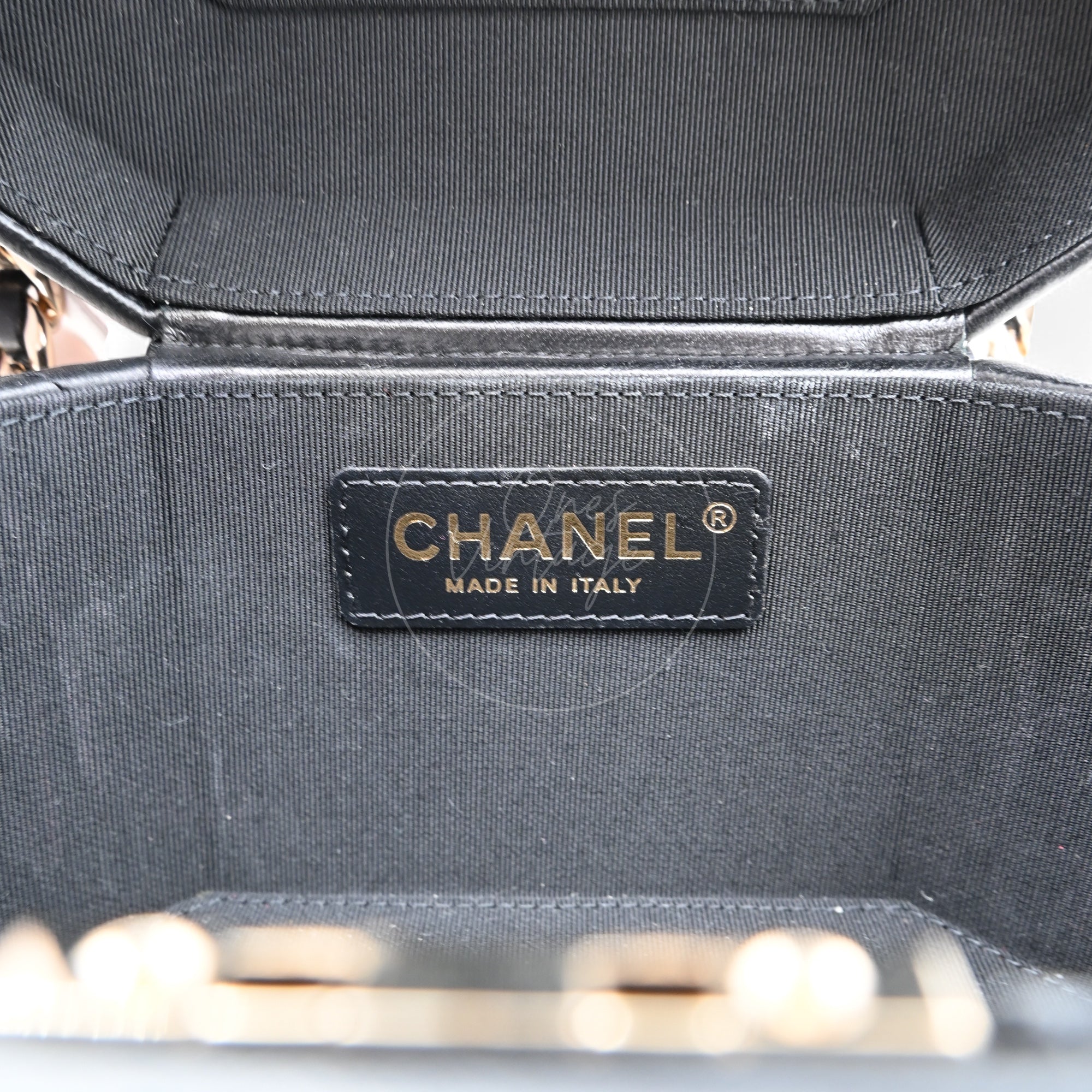 Chanel 2020s CC Vanity Handbag GHW Black