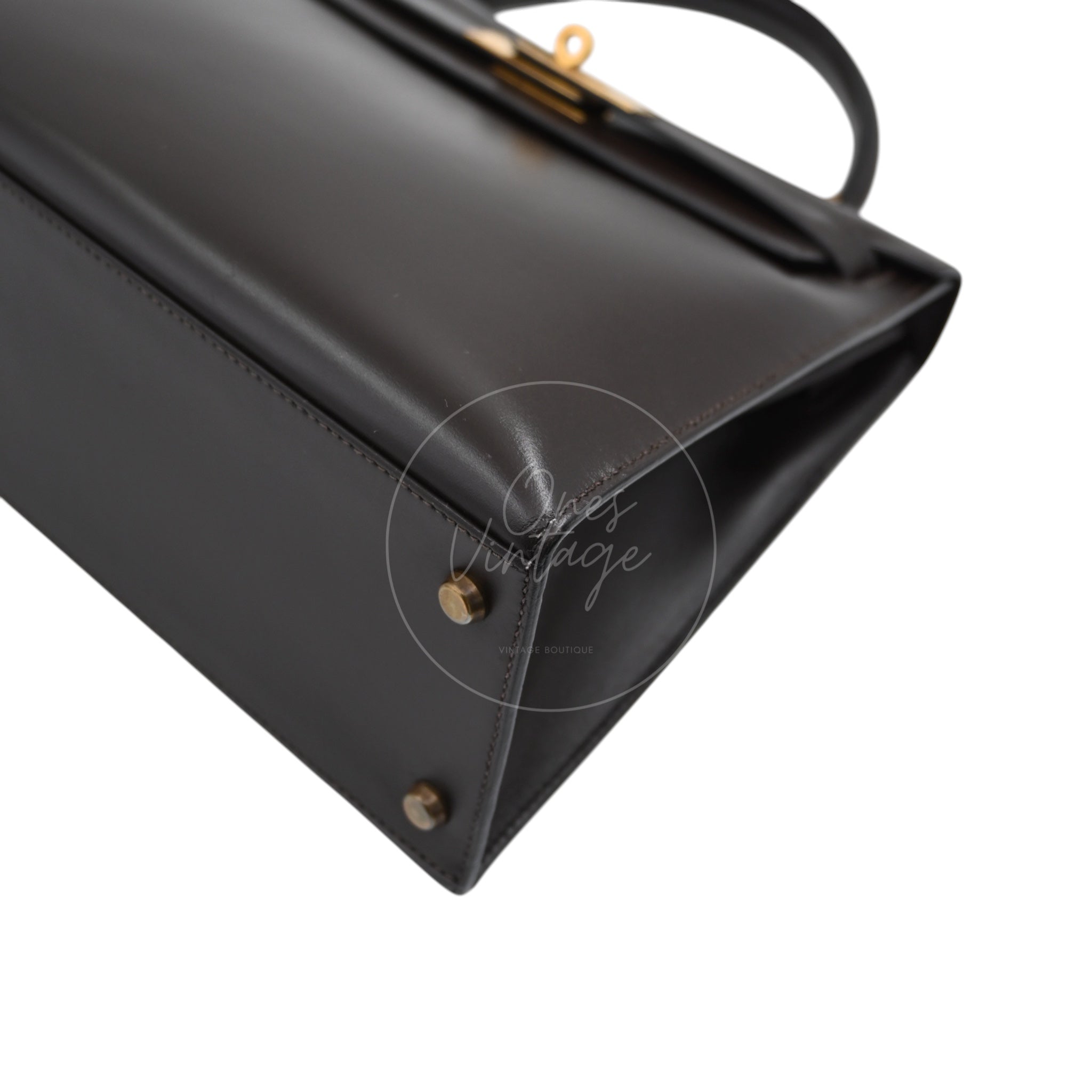 Hermes Kelly 28 Box GHW Ebene Square B