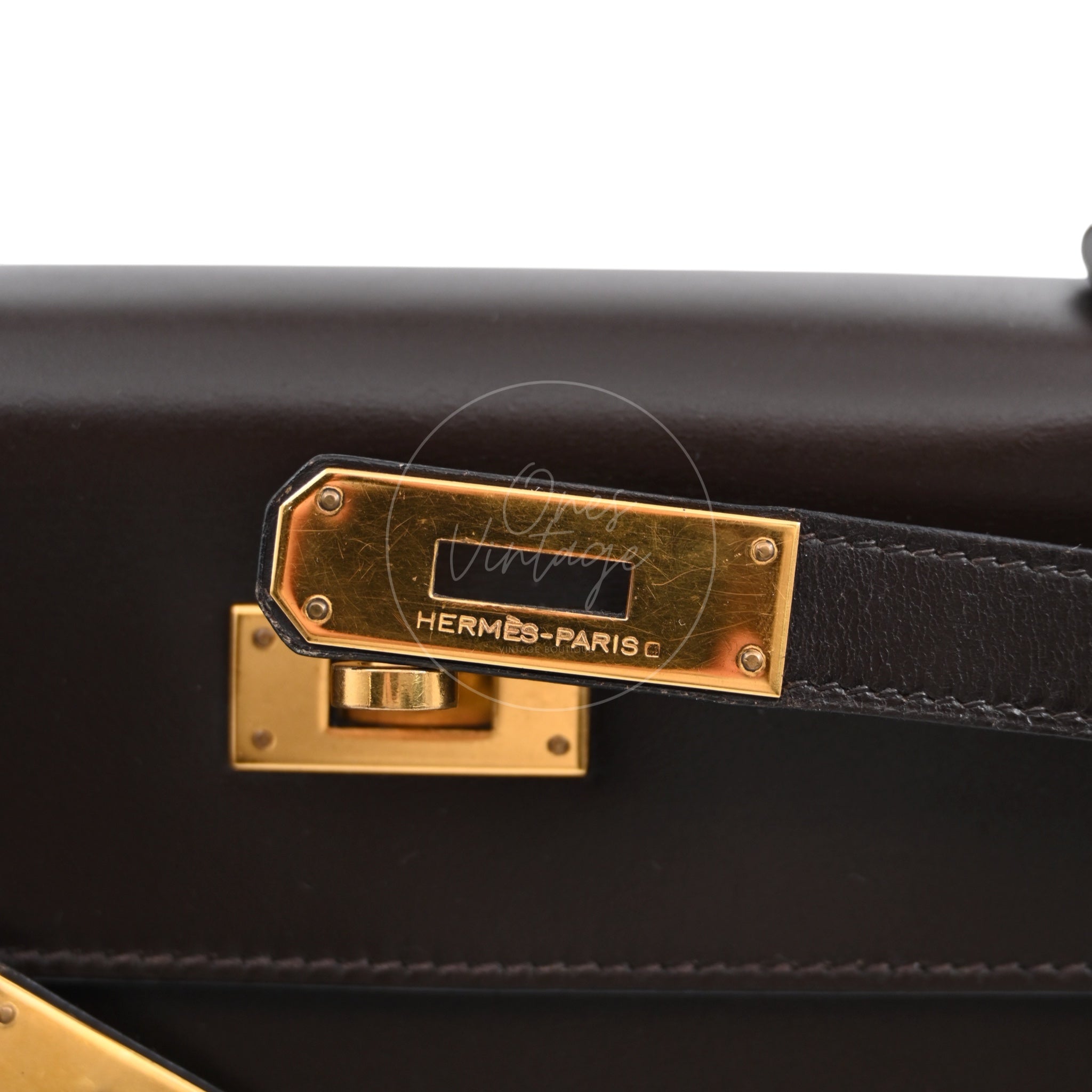 Hermes Kelly 28 Box GHW Ebene Square B