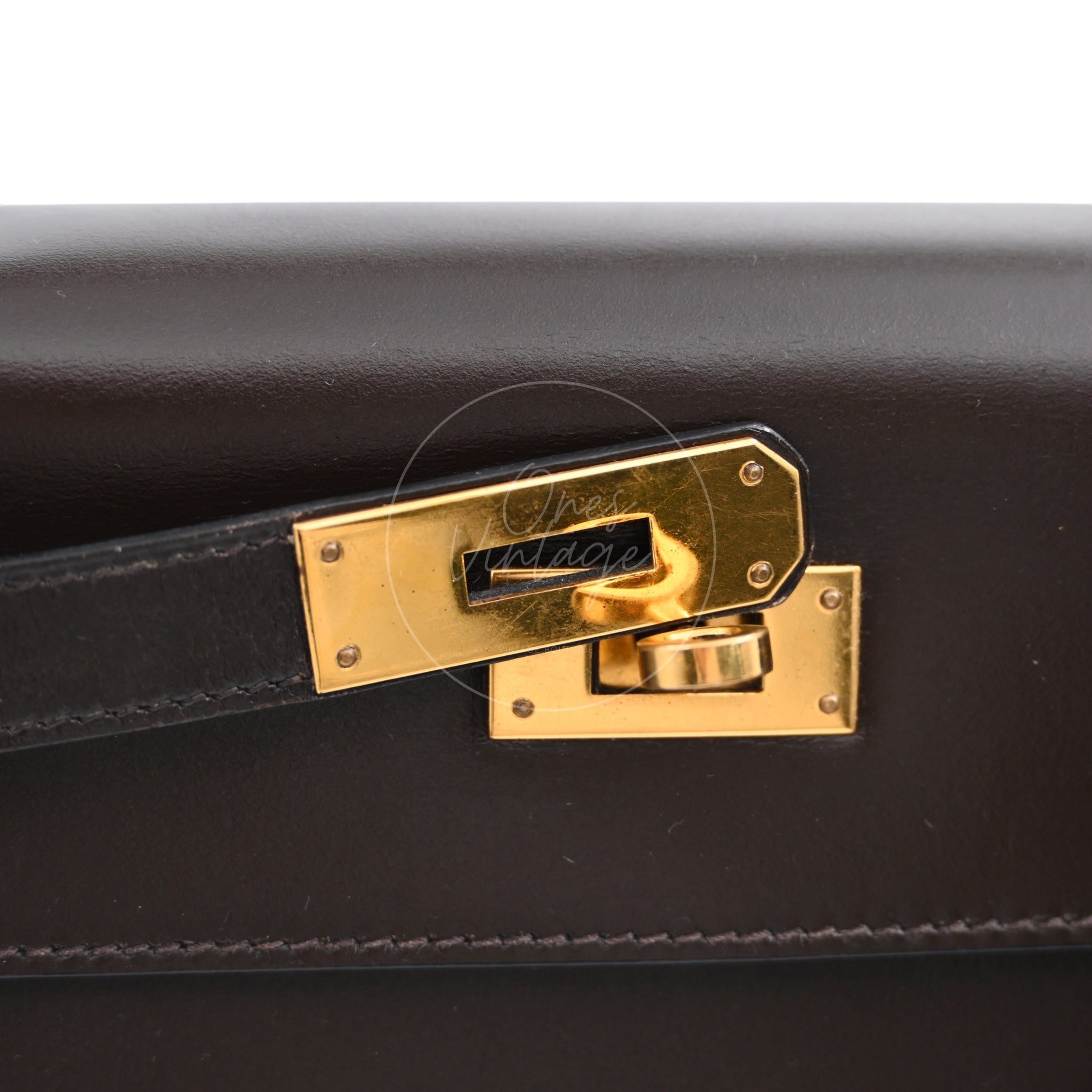 Hermes Kelly 28 Box GHW Ebene Square B