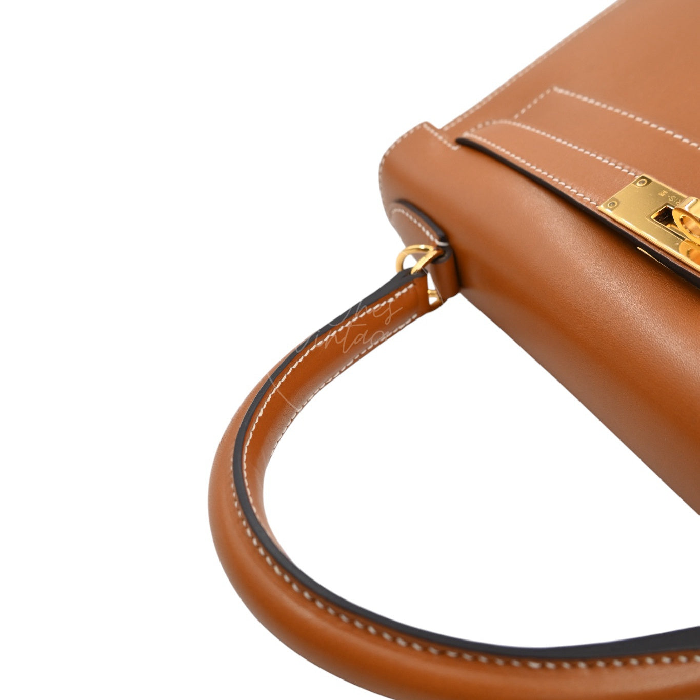 Hermes Kelly 28 Vert Bronze and Brulée Sombrero GHW Natural Sable Stamp A