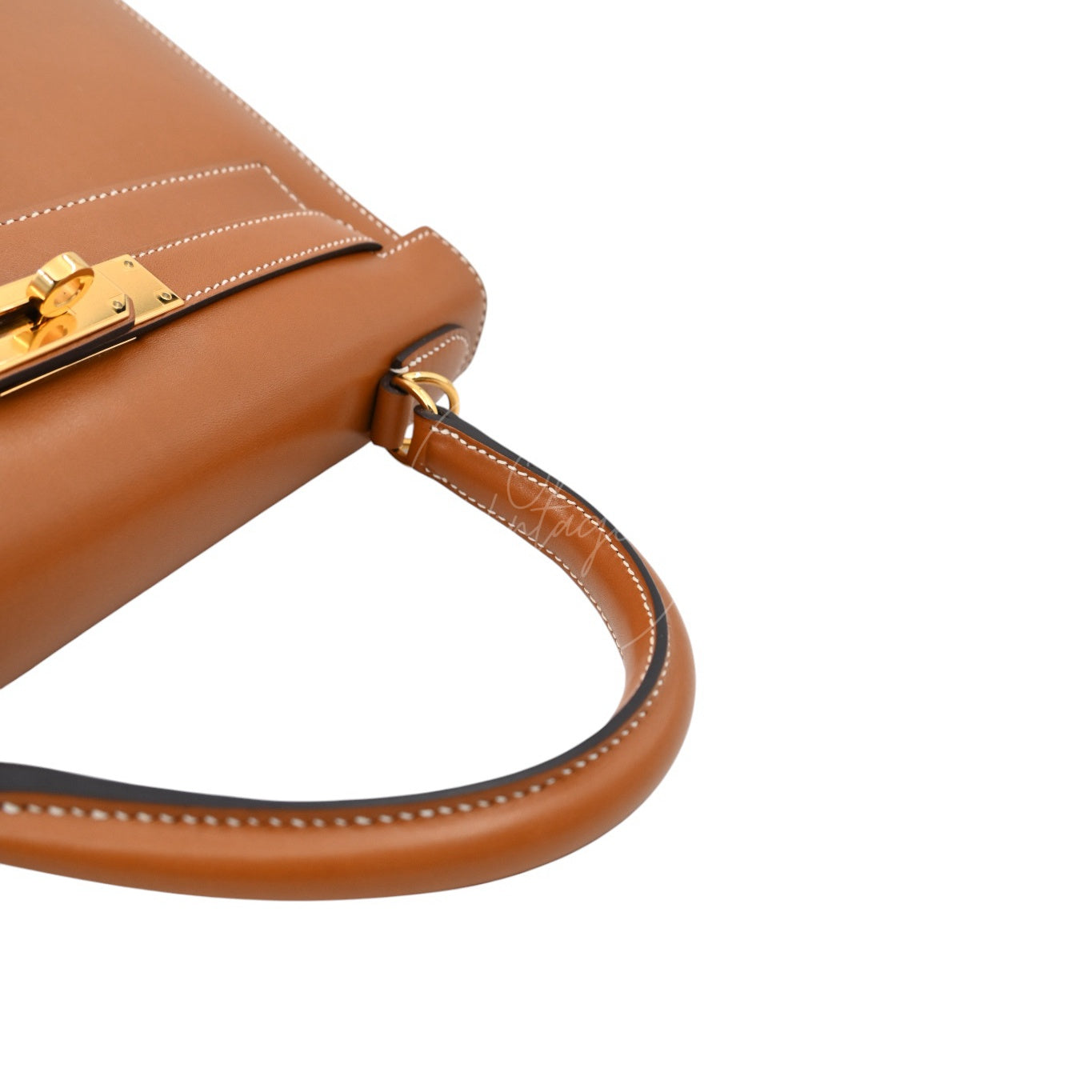 Hermes Kelly 28 Vert Bronze and Brulée Sombrero GHW Natural Sable Stamp A