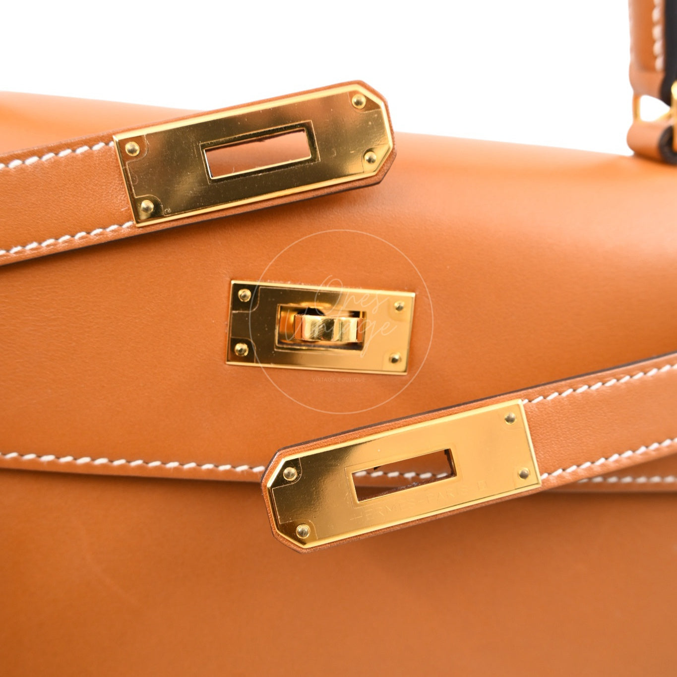 Hermes Kelly 28 Vert Bronze and Brulée Sombrero GHW Natural Sable Stamp A