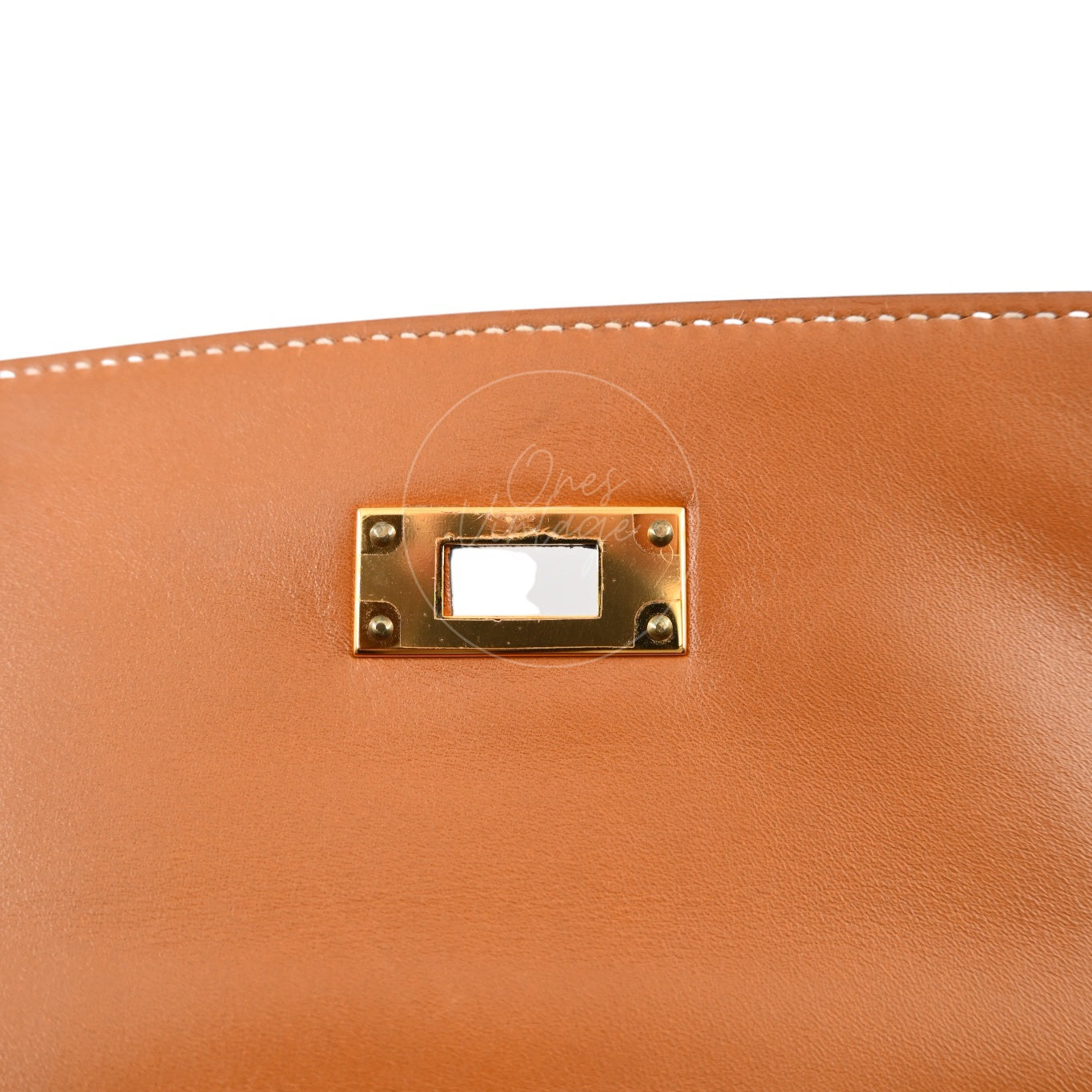 Hermes Kelly 28 Vert Bronze and Brulée Sombrero GHW Natural Sable Stamp A
