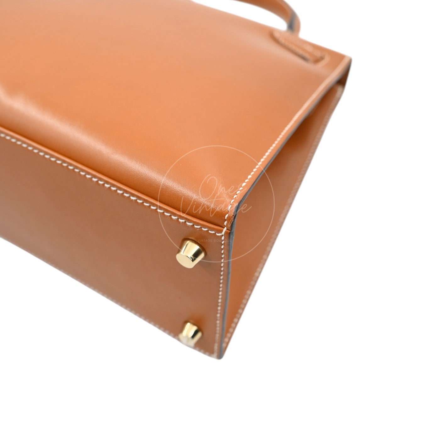 Hermes Kelly 28 Vert Bronze and Brulée Sombrero GHW Natural Sable Stamp A