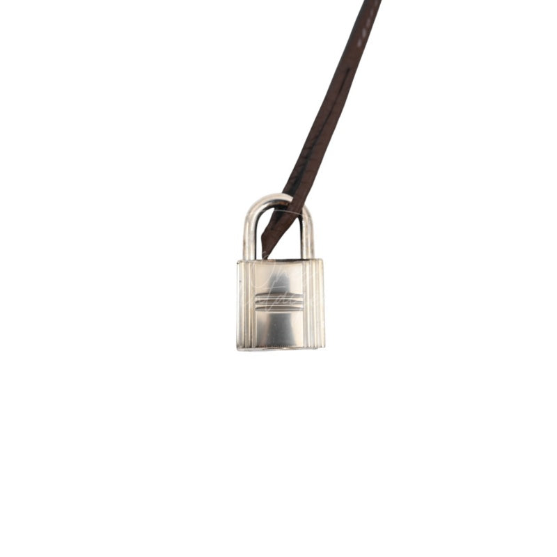 Hermes Kelly 28 PHW Vert Bronze and Brulée Sombrero Stamp D