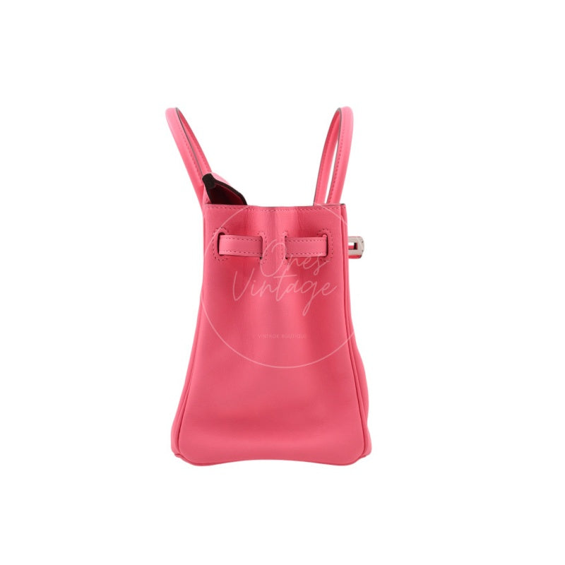 Hermes Birkin 25 PHW Rose Azalee Stamp A