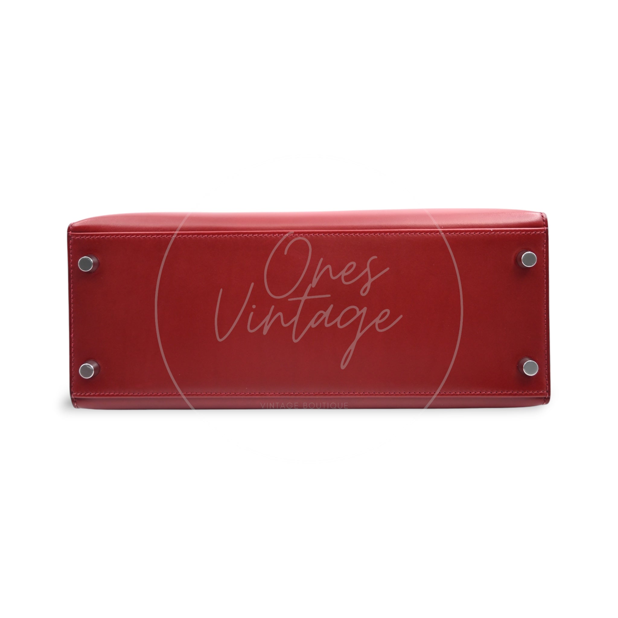 Hermes Kelly 28 PHW Rouge H Square J