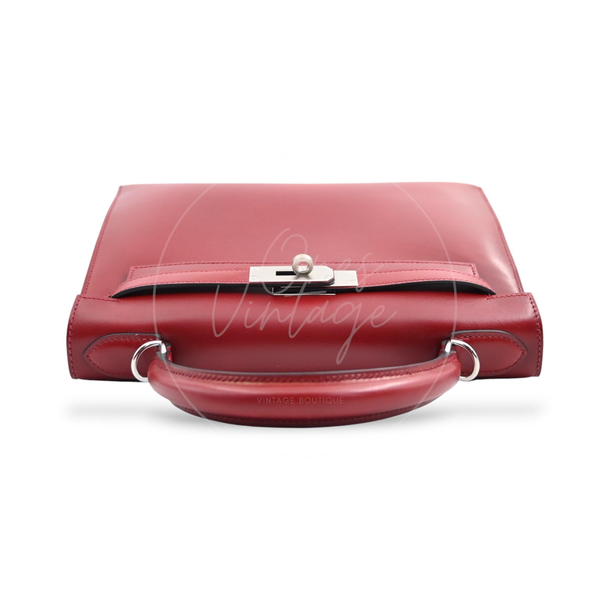 Hermes Kelly 28 PHW Rouge H Square J