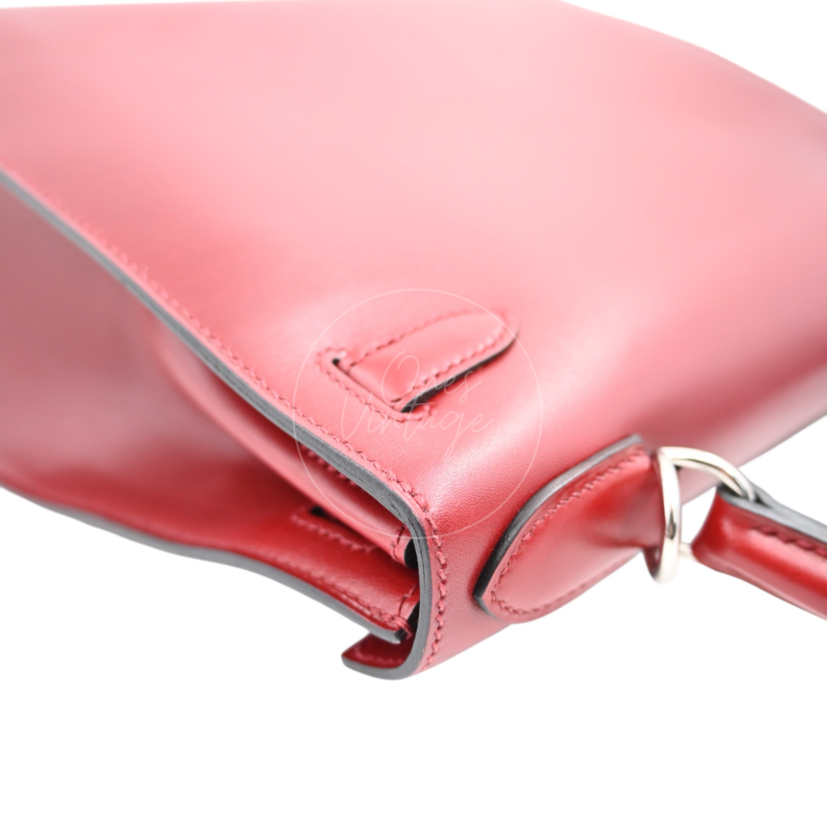 Hermes Kelly 28 PHW Rouge H Square J