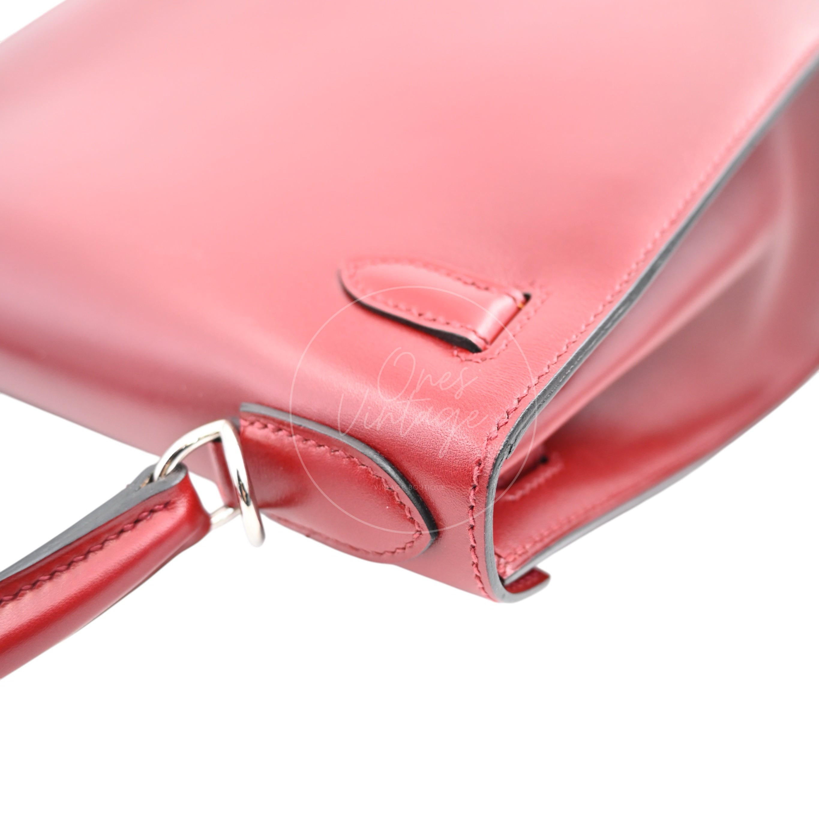 Hermes Kelly 28 PHW Rouge H Square J