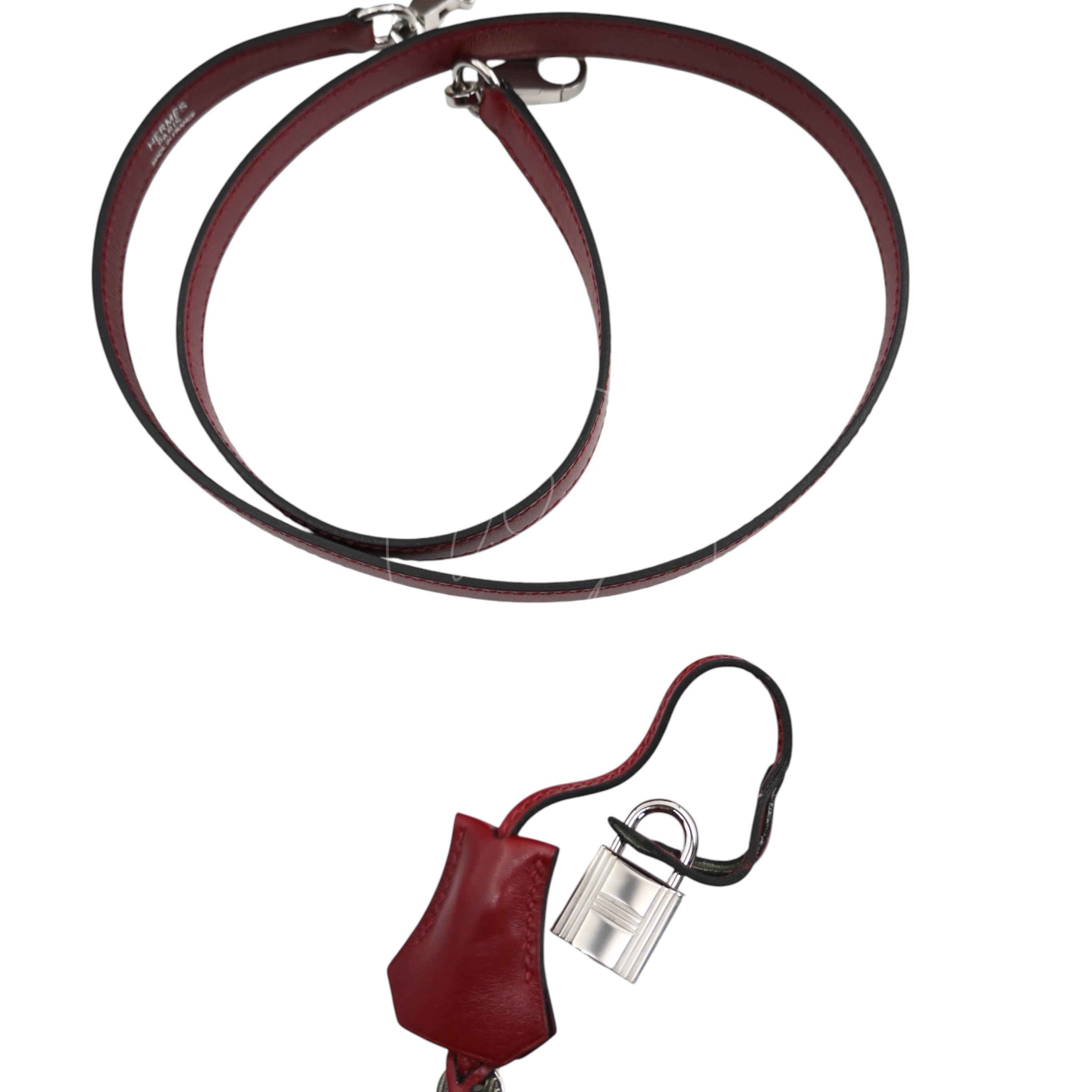 Hermes Kelly 28 PHW Rouge H Square J