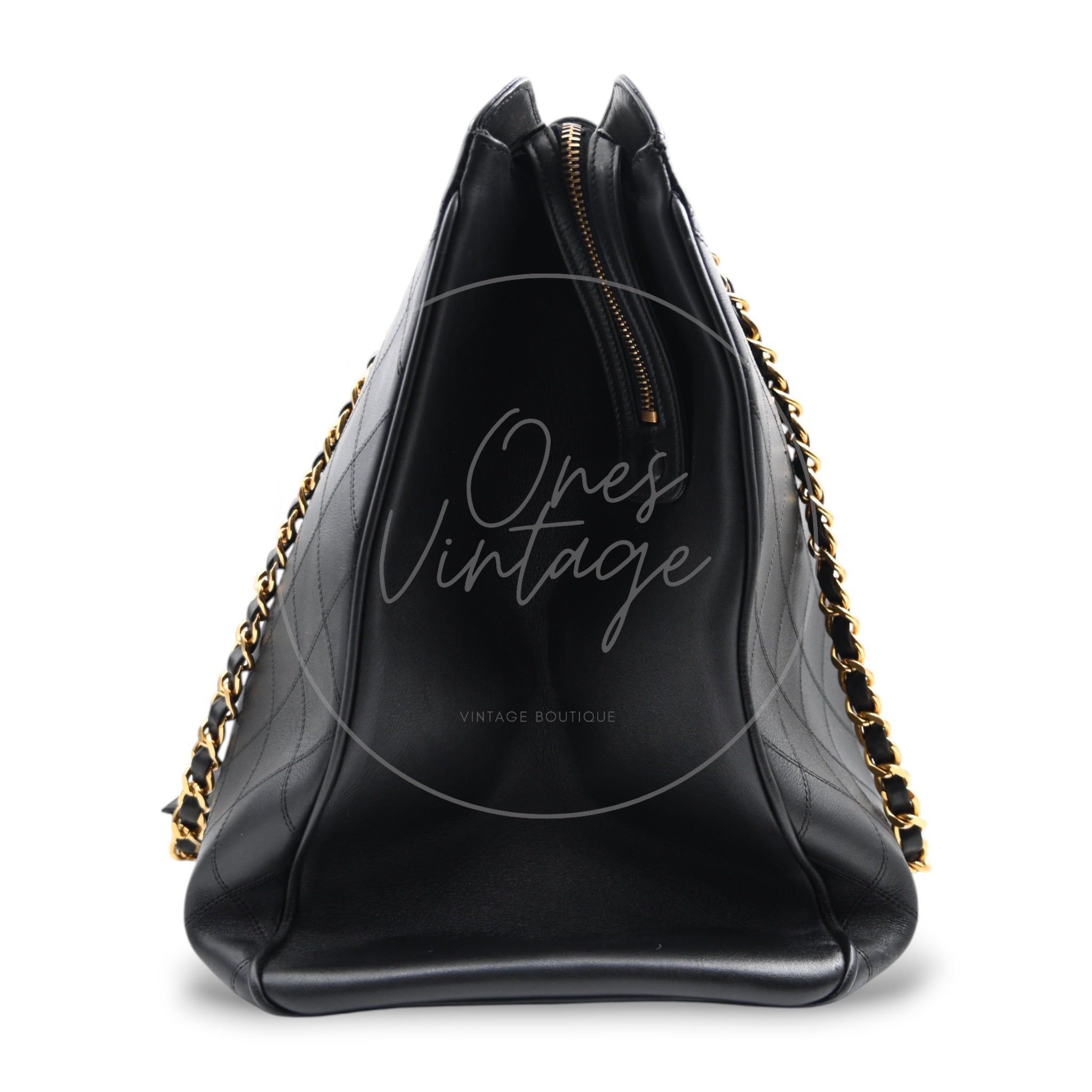 Chanel Supermodel Quilted XXL Tote Bag GHW Black Series 2
