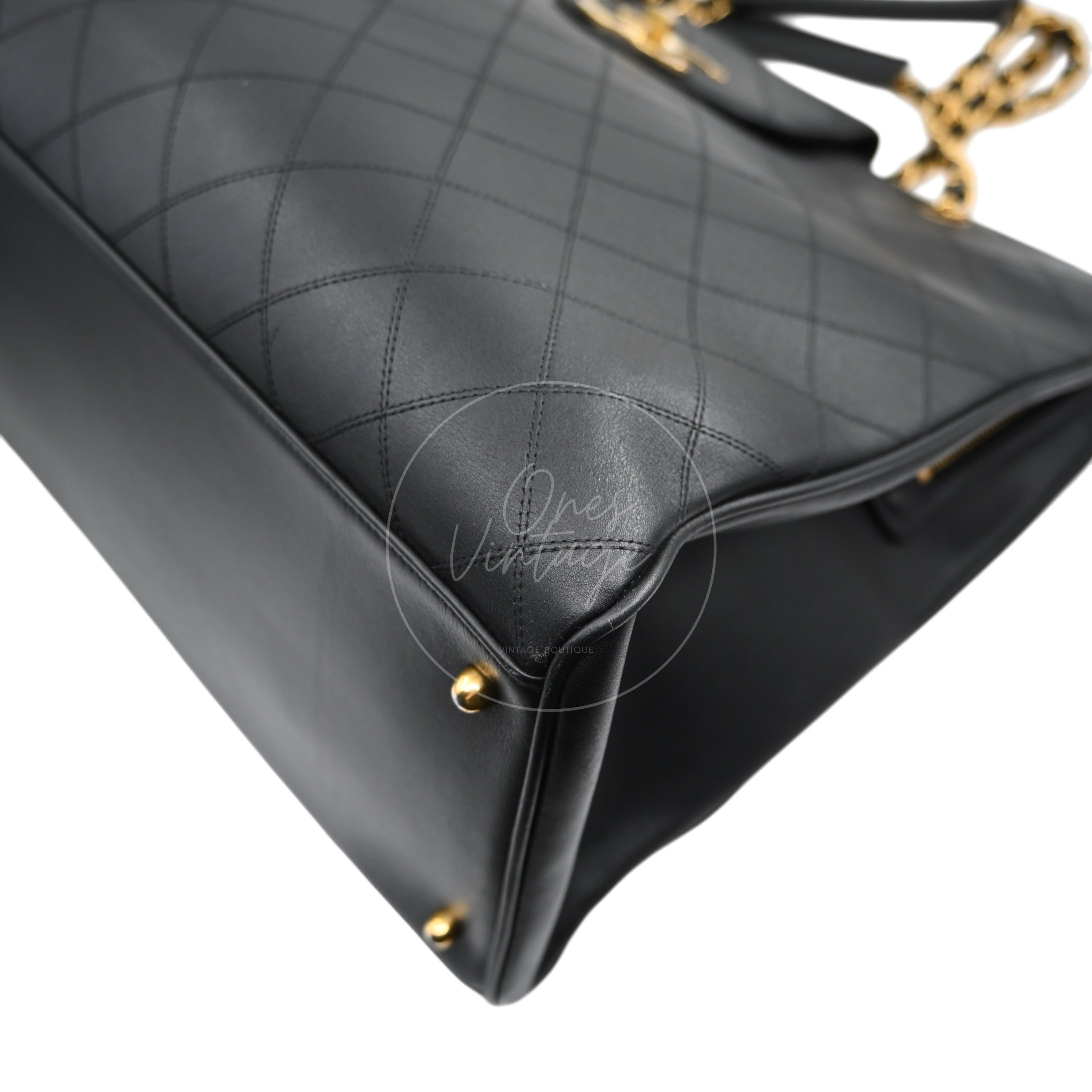 Chanel Supermodel Quilted XXL Tote Bag GHW Black Series 2
