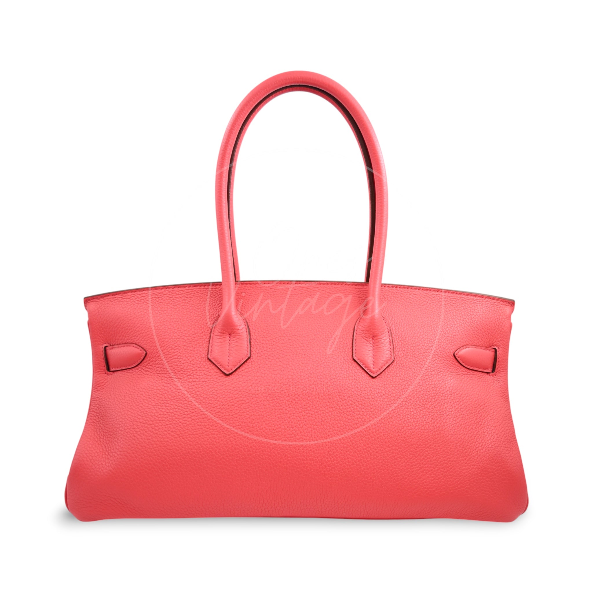 Hermes Birkin Shoulder PHW Red Square N