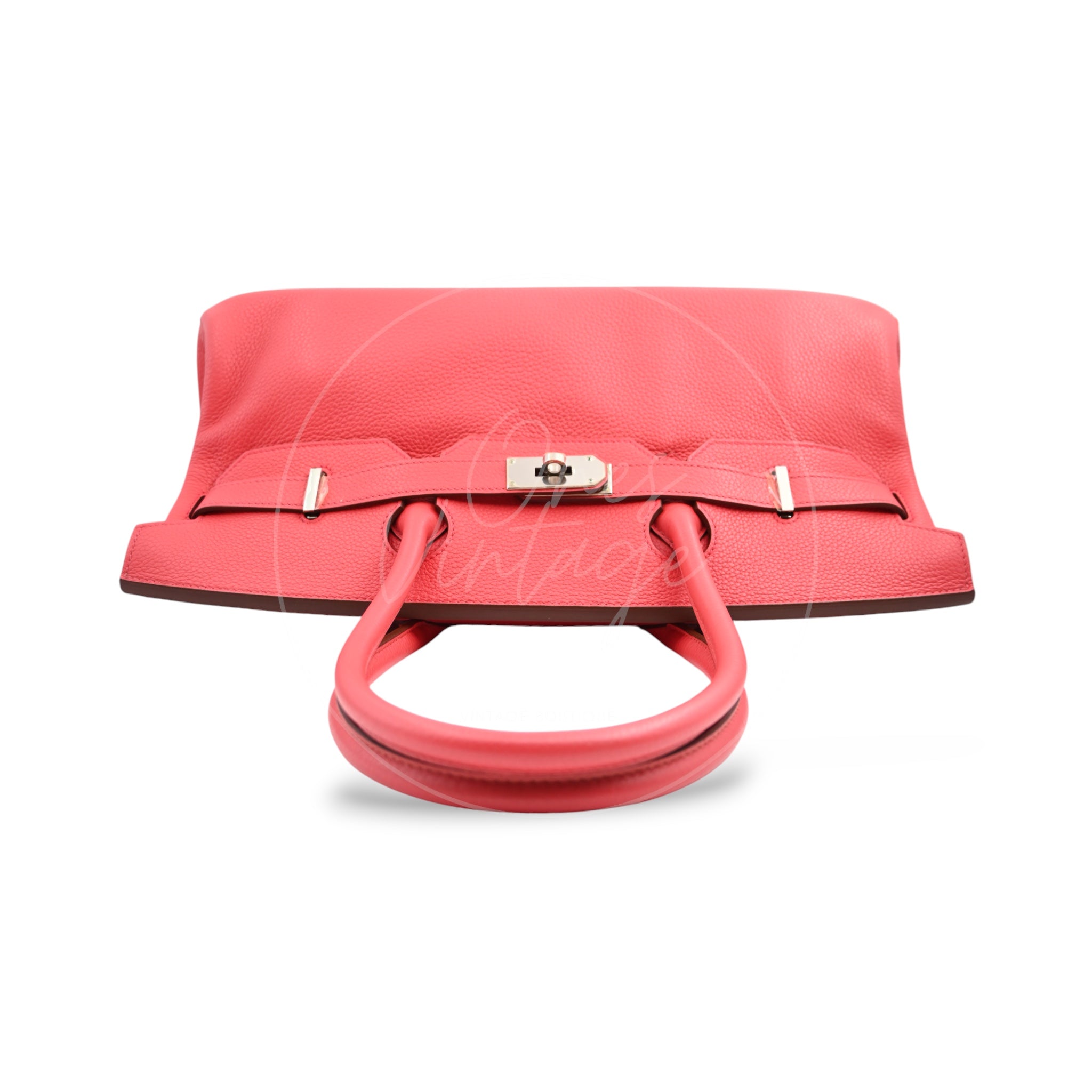 Hermes Birkin Shoulder PHW Red Square N