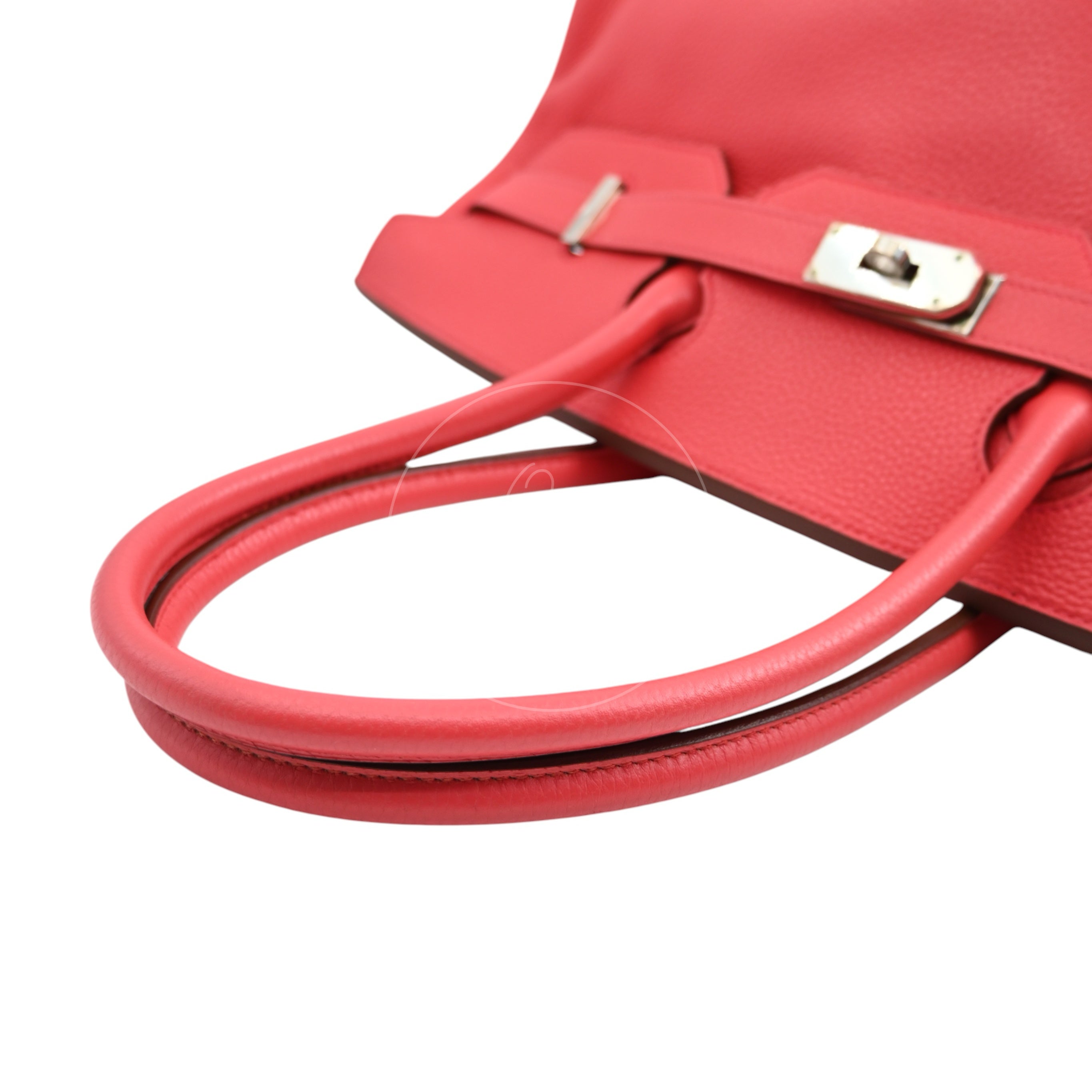 Hermes Birkin Shoulder PHW Red Square N