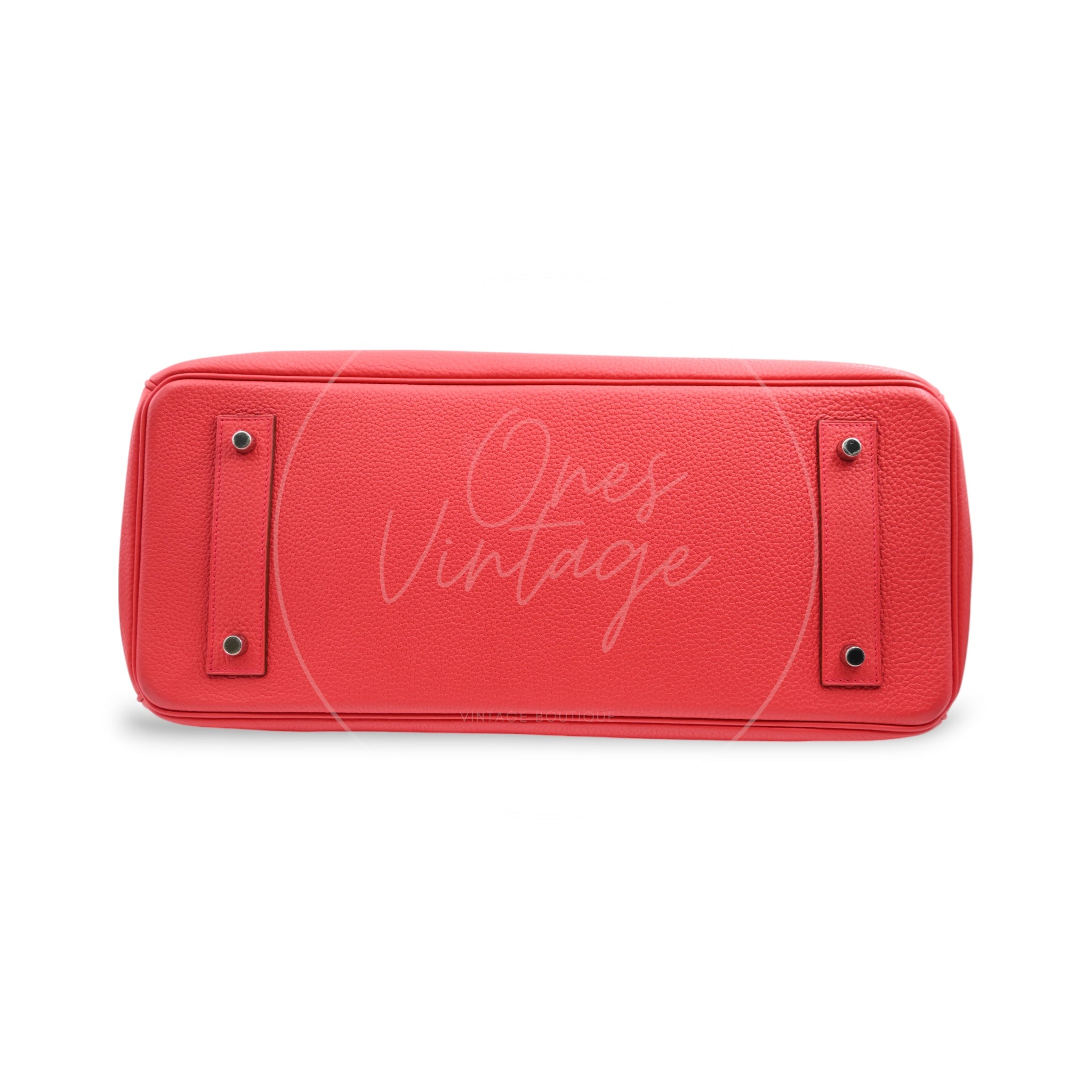 Hermes Birkin Shoulder PHW Red Square N