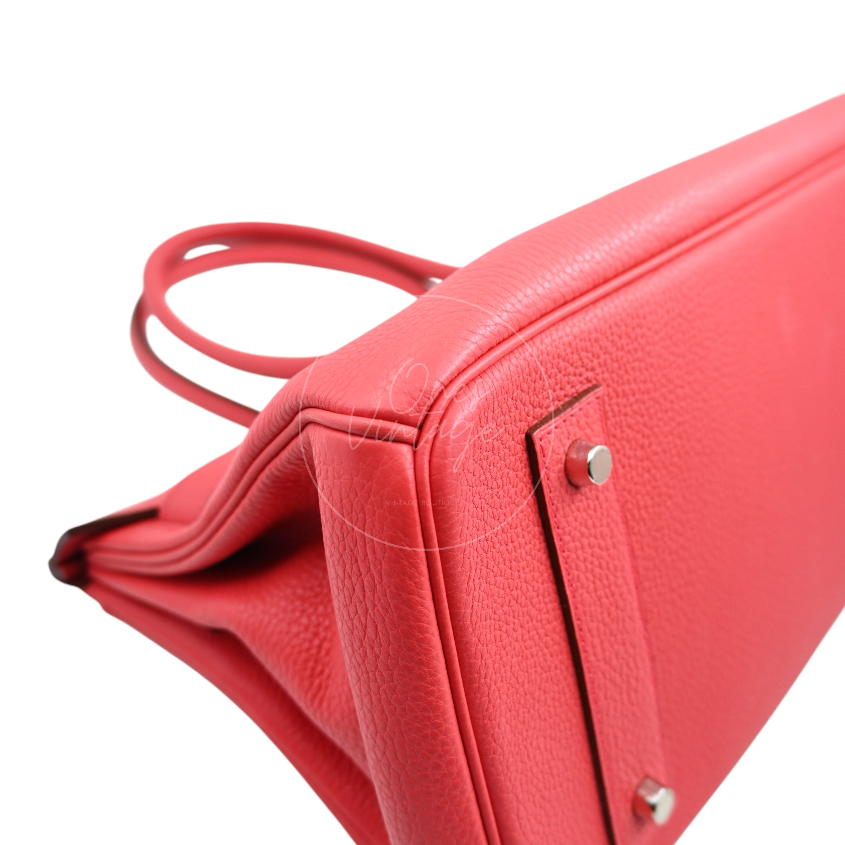 Hermes Birkin Shoulder PHW Red Square N