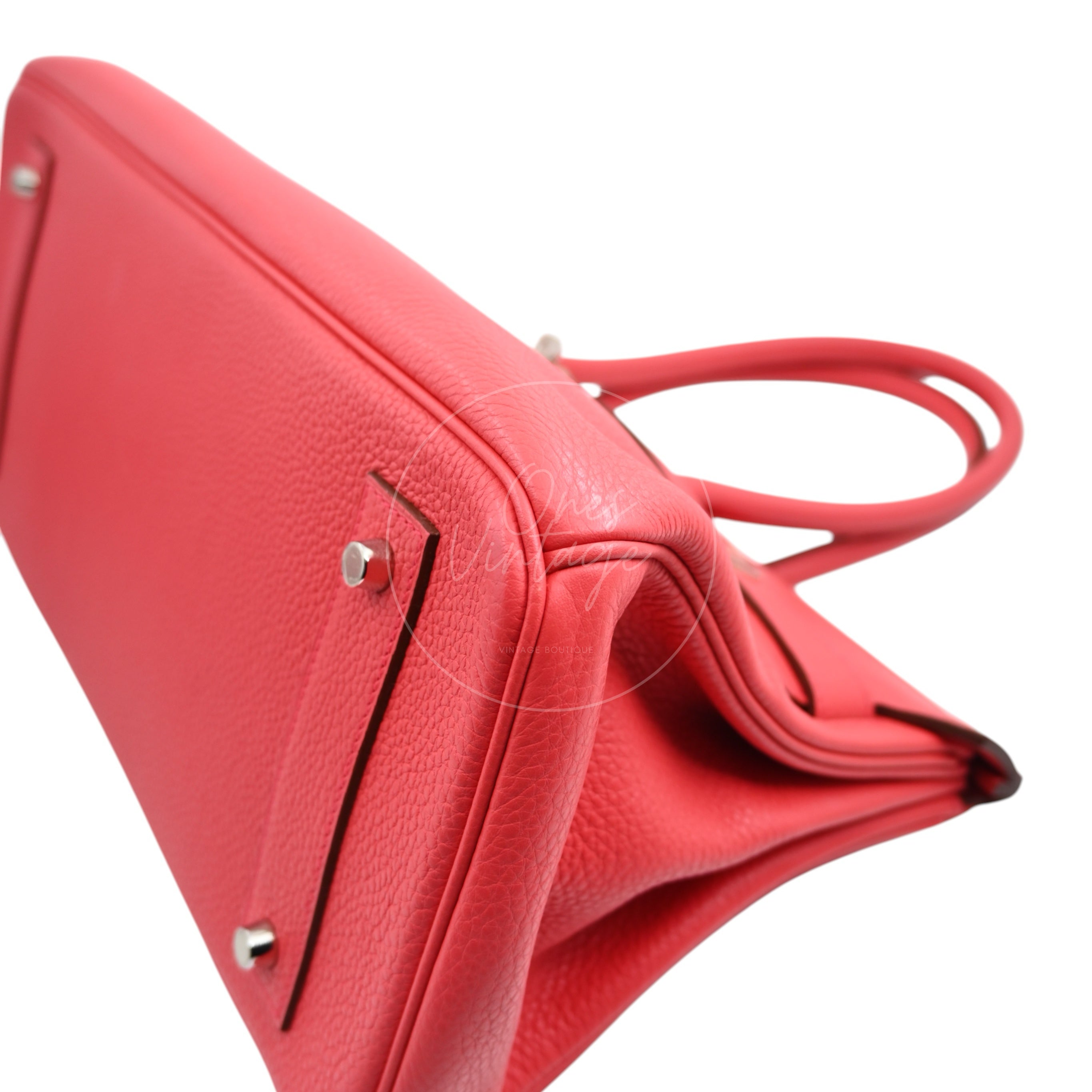 Hermes Birkin Shoulder PHW Red Square N