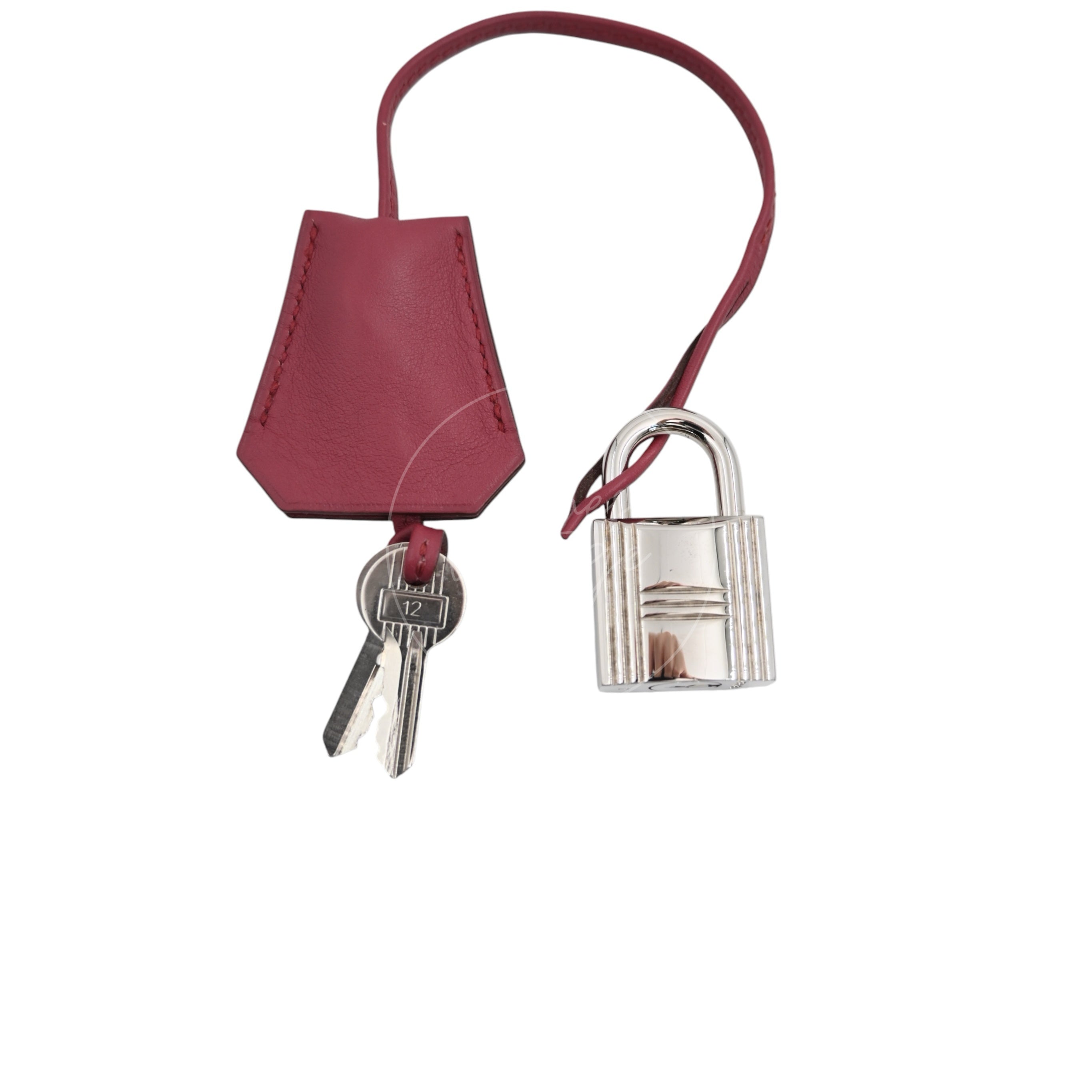 Hermes Kelly Relax 50 Handbag PHW Rose Pink Square Q
